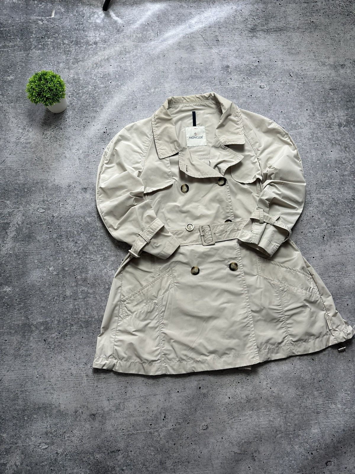 Moncler Moncler Isis Giubbotto Mid Trench Nylon Jacket Coat Size XL / US 12-14 / IT 48-50 - 1 Thumbnail
