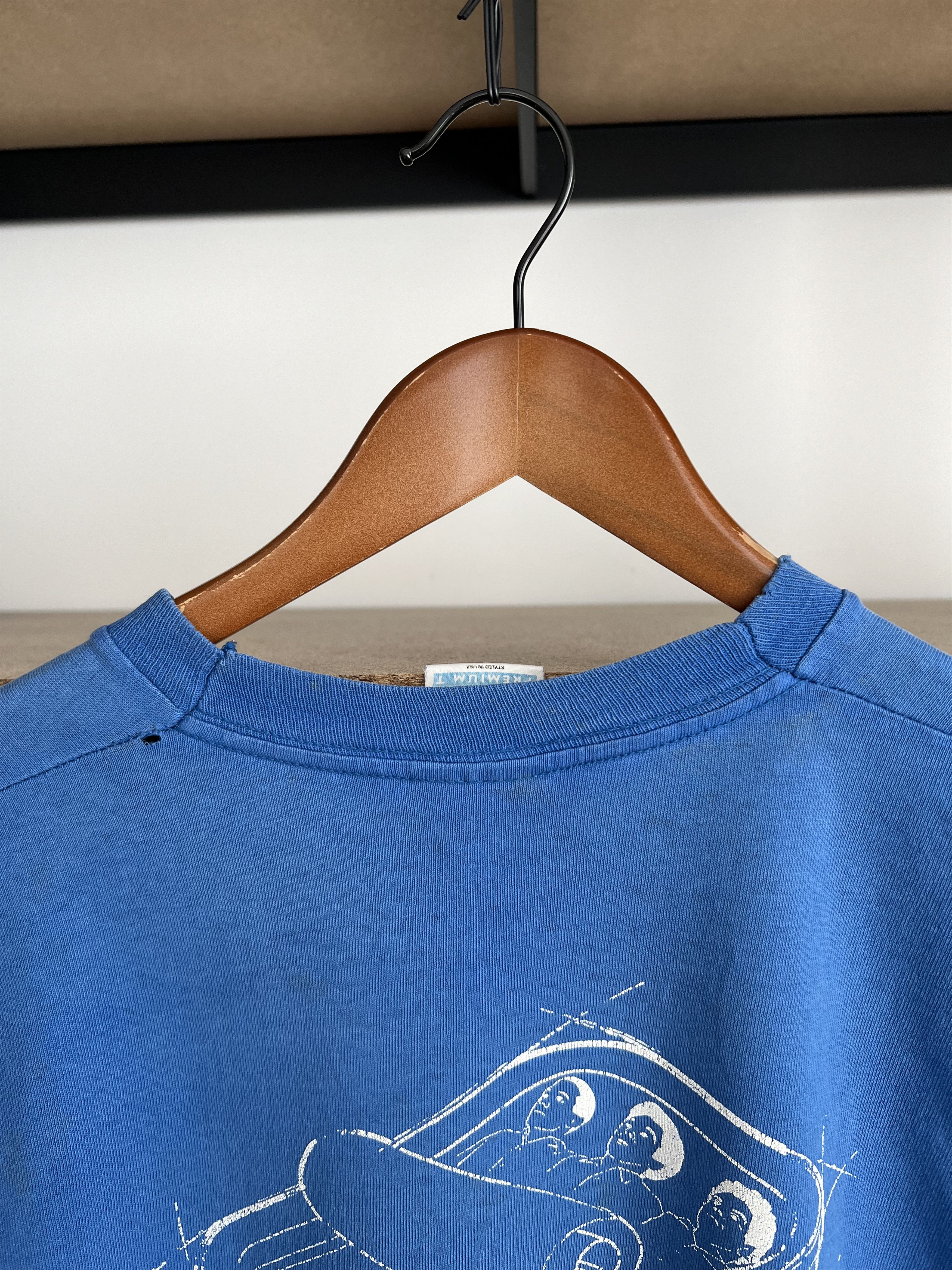 Band Tees Vintage 90s Beastie Boys Hello Nasty Blue T-shirt Size US L / EU 52-54 / 3 - 23 Thumbnail