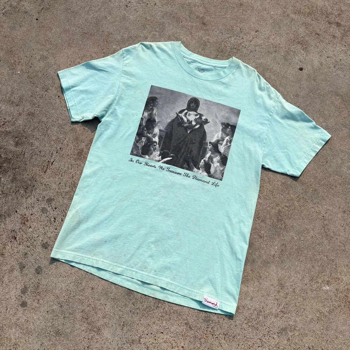 Diamond Supply Co. Diamond Supply Co USA Graphic T-Shirt Religious Size US L / EU 52-54 / 3 - 10 Thumbnail