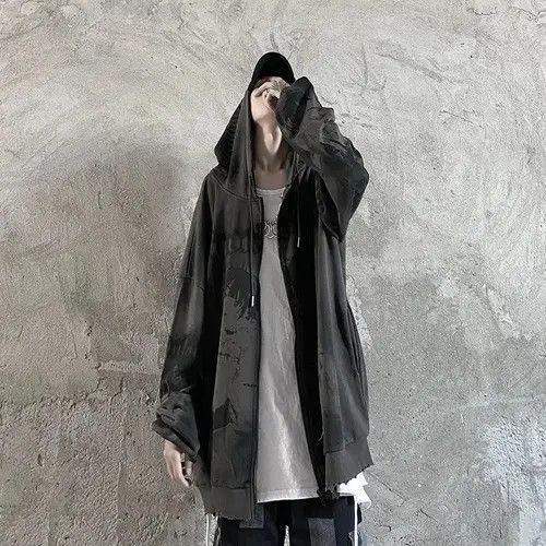 Japanese Brand Nozomi x Keito Anime Girls Distressed Zip Up Hoodie Size US XL / EU 56 / 4 - 4 Thumbnail