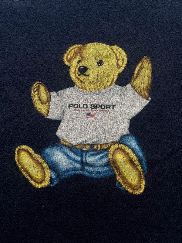 Polo Ralph Lauren Ralph Lauren Polo Sport Sit Bear Sz M Made in Honduras Size US M / EU 48-50 / 2 - 3 Thumbnail