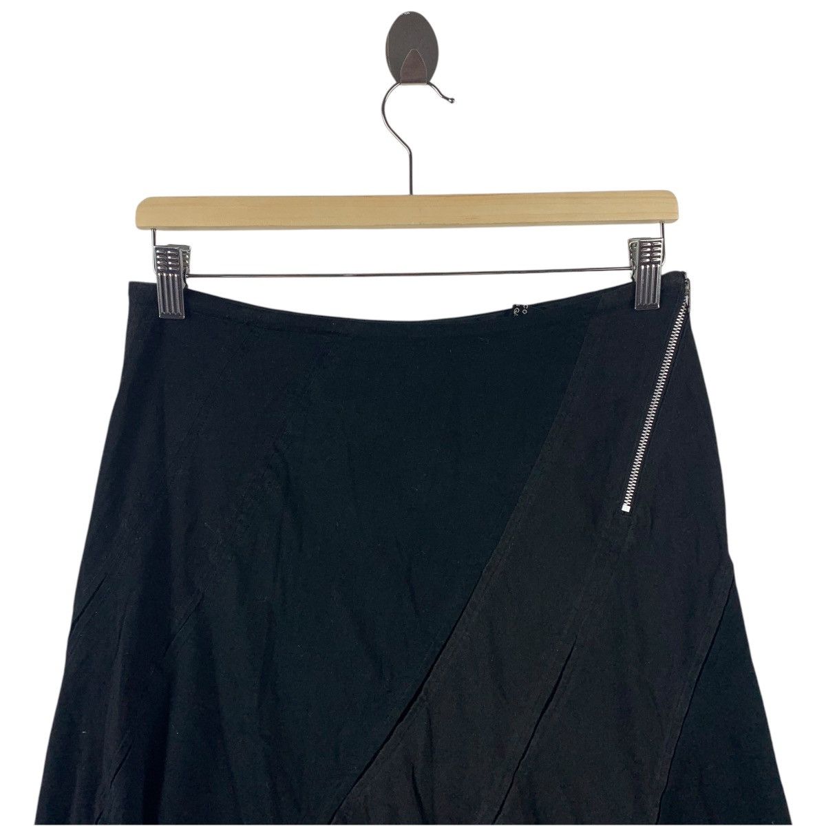 Tricot Comme des Garcons × Vintage Vintage TRICOT Comme des Garçons AD 2005 black skirt Size 30" / US 8 / IT 44 - 2 Thumbnail