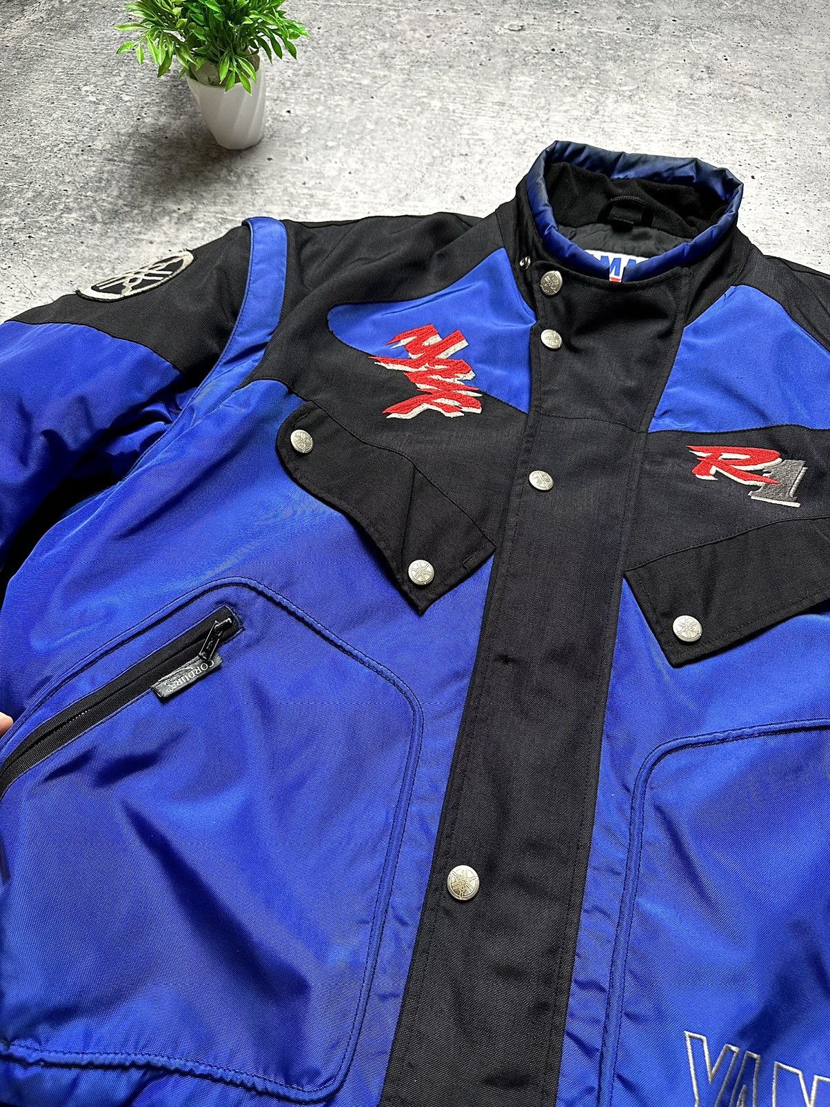 Yamaha Vintage 90s Yamaha R1 Transformer 2 in 1 Racing Moto Jacket Size US XL / EU 56 / 4 - 7 Thumbnail