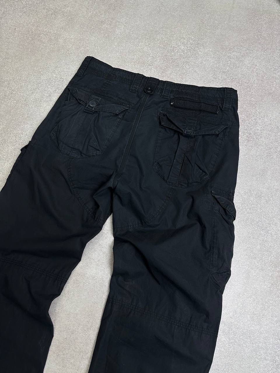 Armani ARMANI Cargo Pants Vintage Trousers Black Sz 31 Size US 31 - 12 Thumbnail