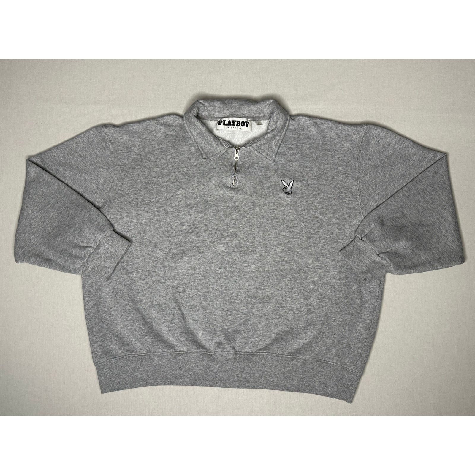 Playboy Playboy By Pacsun Quarter Zip Pullover Sweatshirt Large Size US L / EU 52-54 / 3 - 1 Thumbnail