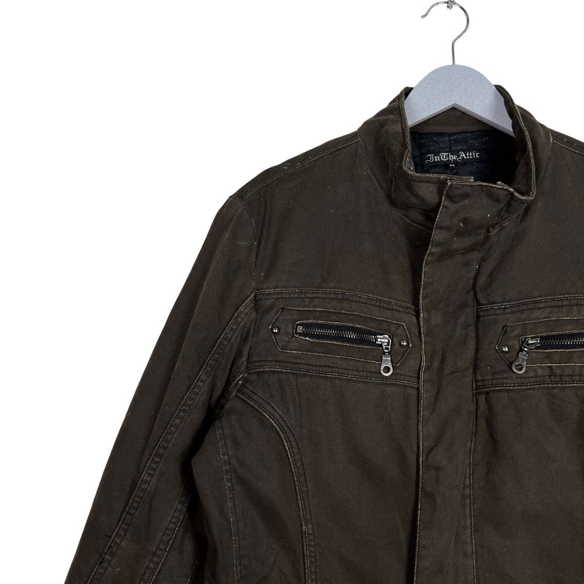 14th Addiction 🔥 IN THE ATTIC SLEEVE BELTED MOTO RIDER JACKET Size US M / EU 48-50 / 2 - 4 Thumbnail