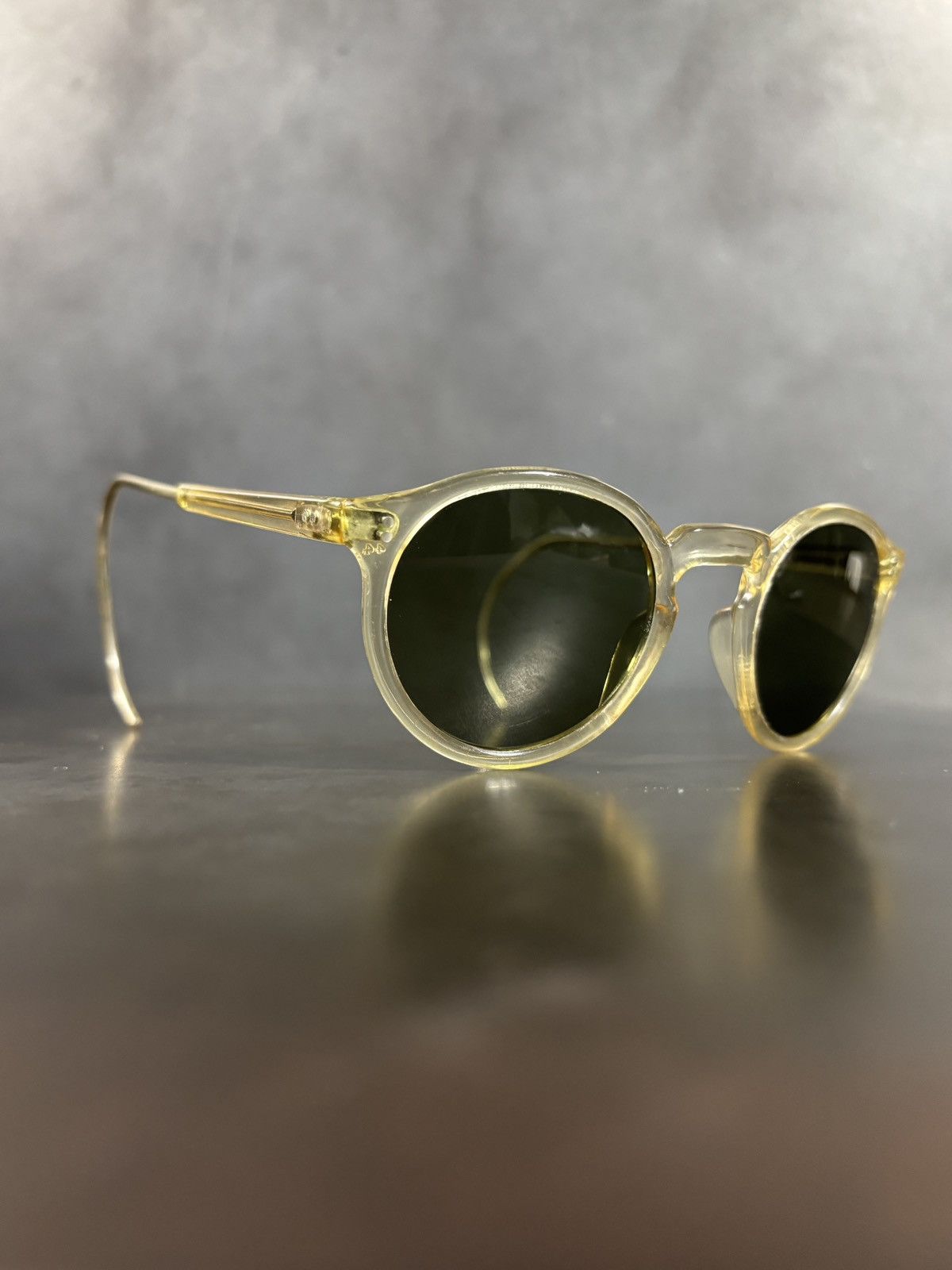 True Vintage Glass Lense Sunglasses Hooked 1950s 1960s AO