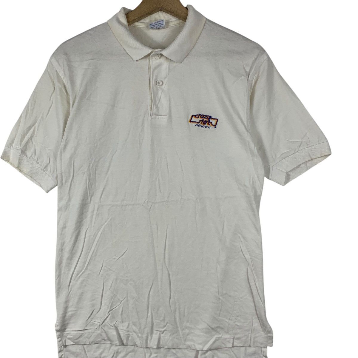 Other Vintage 80’ CRAZY SHIRTS HAWAII Embroidered Polo Tee Shirt Size US S / EU 44-46 / 1 - 3 Thumbnail