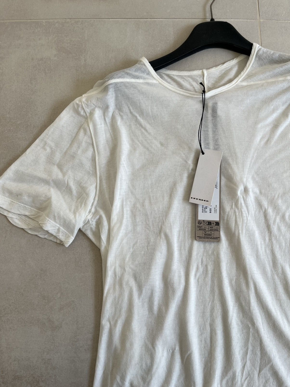 Rick Owens Drkshdw Rick Owens DRKSHDW Milk T-Shirt Size S New With Tags Size US S / EU 44-46 / 1 - 4 Thumbnail