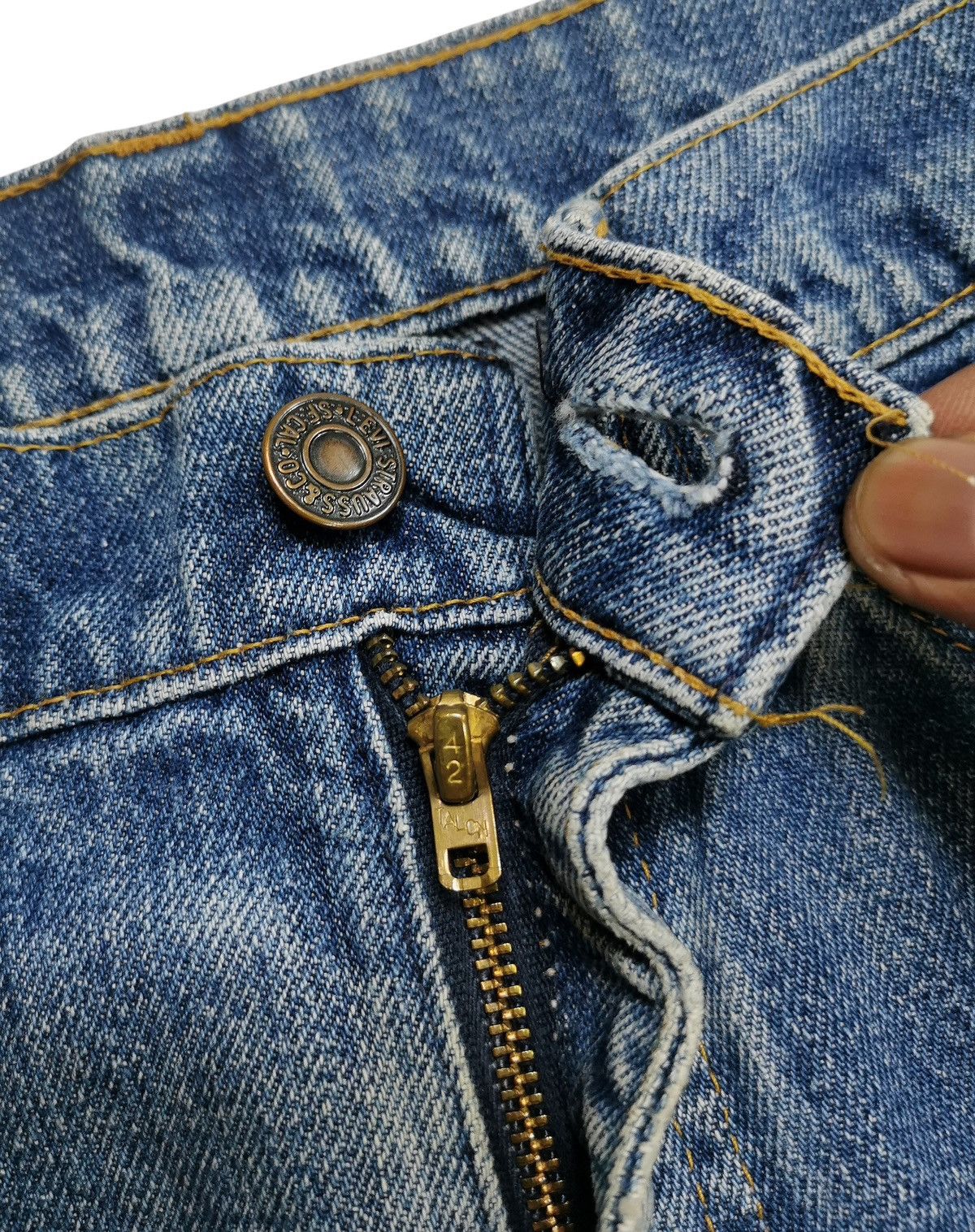 Levi's Levis Vintage Bootcut Denim Jeans Very Rare 70s-80s Size US 28 / EU 44 - 3 Thumbnail