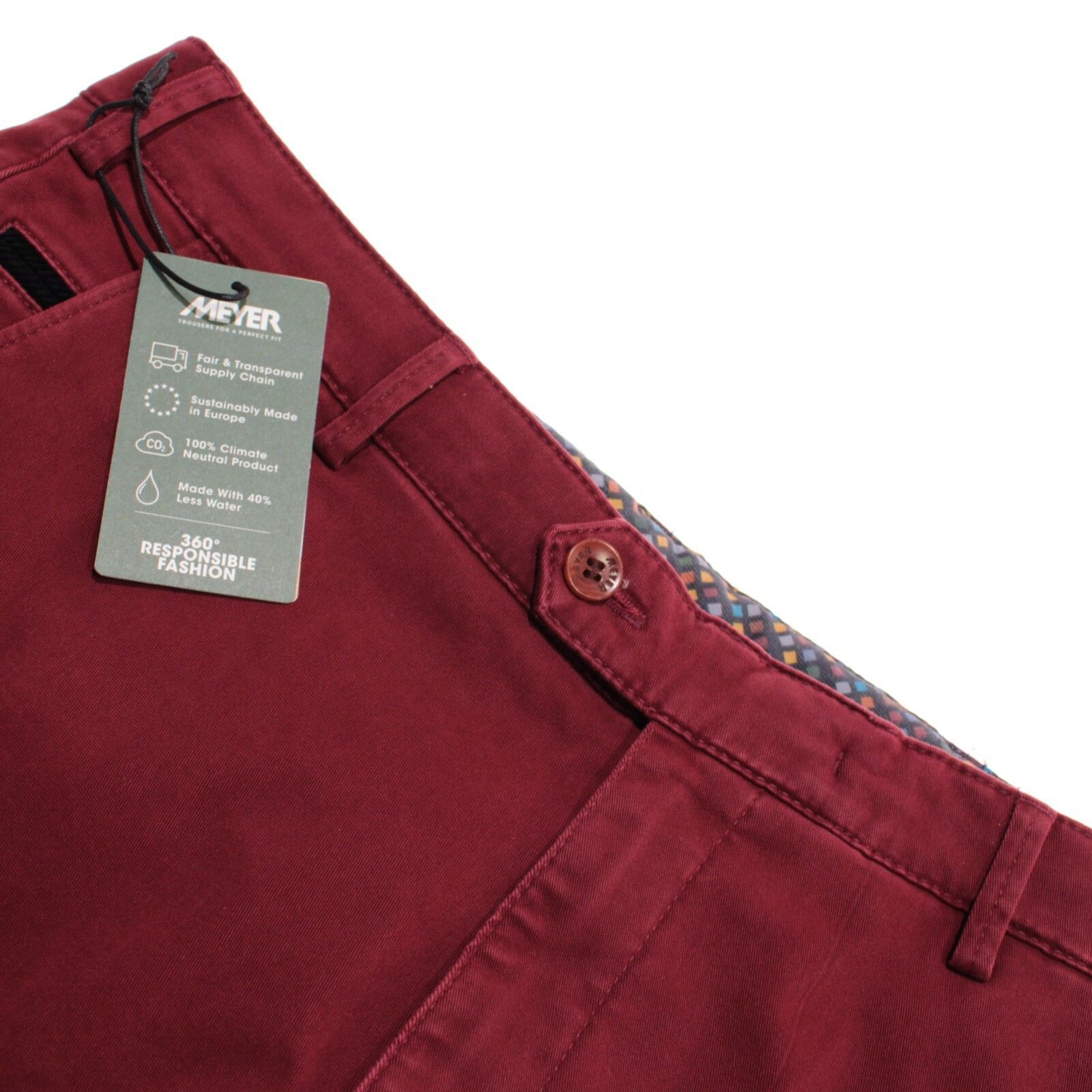 Other Meyer New with tags Chino Size 34 US In Red Size US 34 / EU 50 - 1 Thumbnail