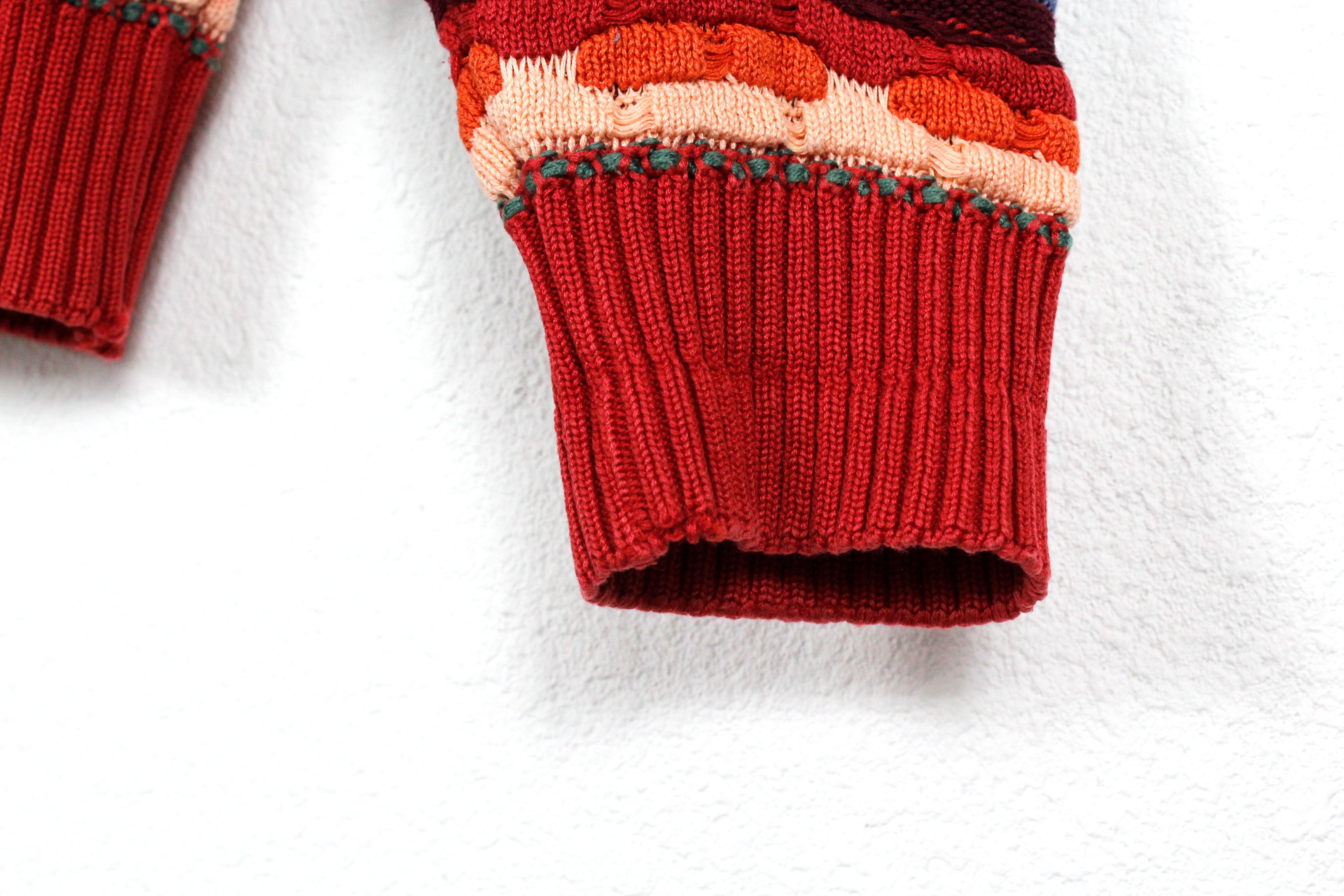 Conte of Florence Vintage Conte Of Florence Coogi Style 3d Knit Sweater Size US M / EU 48-50 / 2 - 6 Thumbnail