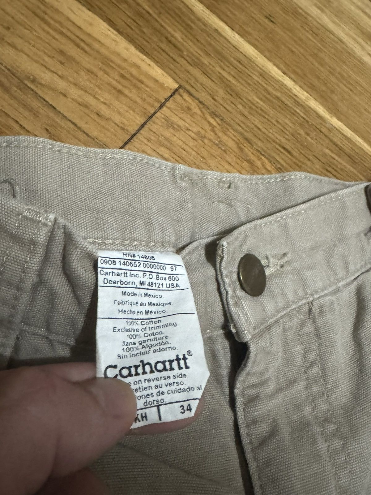 Carhartt × Vintage Vintage carhartt cargo carpenter shorts 90s y2k workwear Size US 32 / EU 48 - 2 Thumbnail