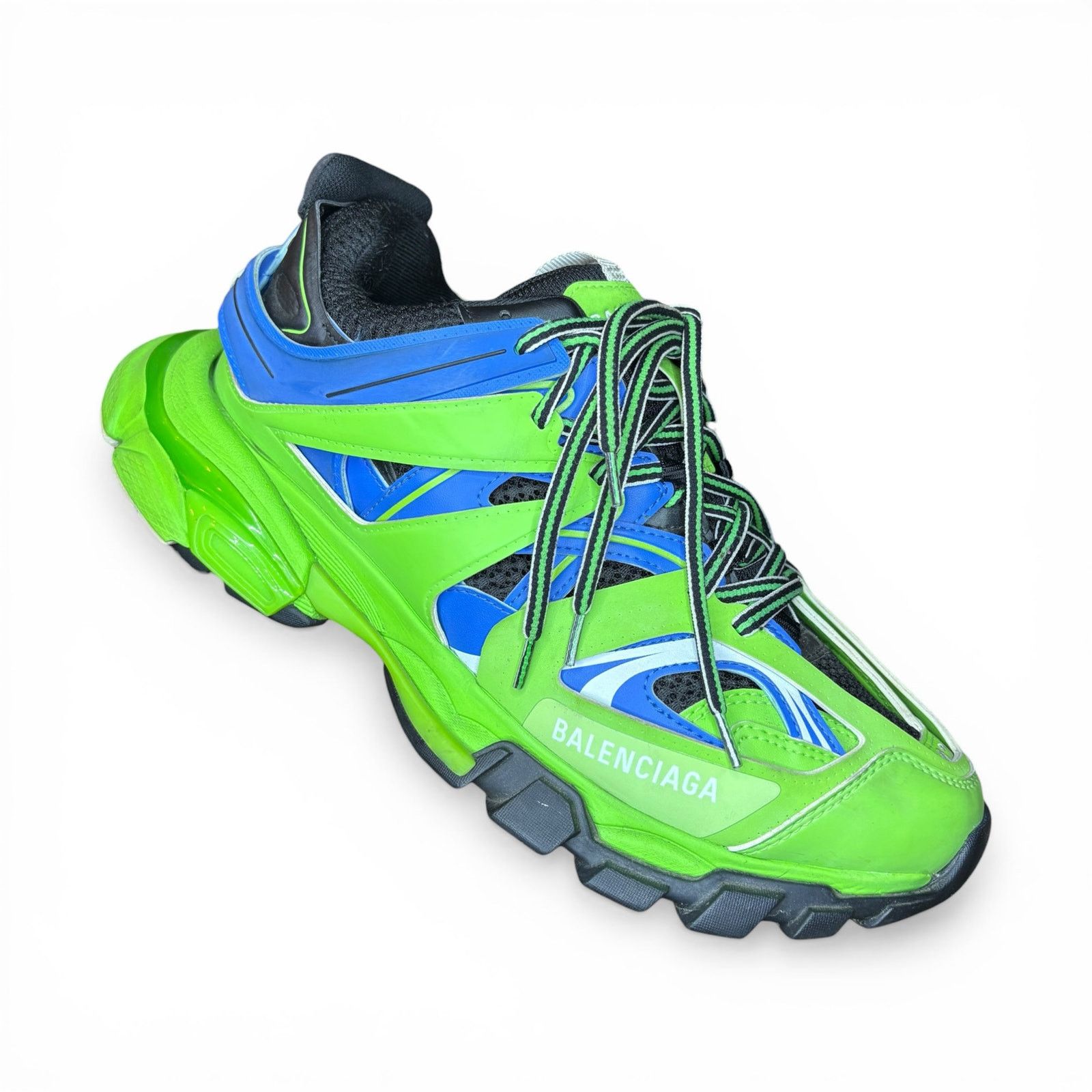 Balenciaga Size 9 - Balenciaga Track Green Blue Sneakers Size US 9 / EU 42 - 3 Thumbnail