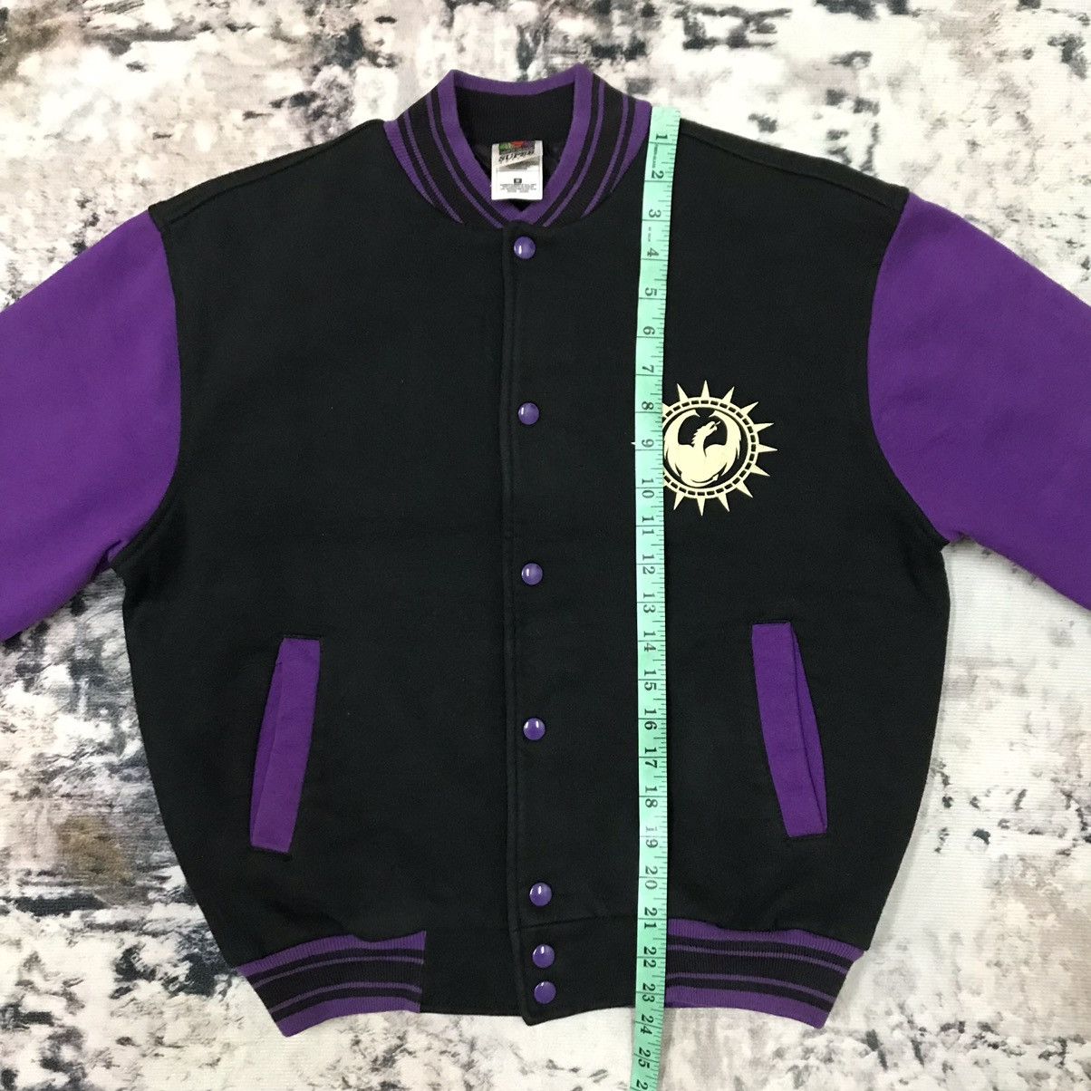 Fruit Of The Loom Vintage 90s Dragon Skateboarding Backhit Varsity Jacket Size US S / EU 44-46 / 1 - 13 Thumbnail