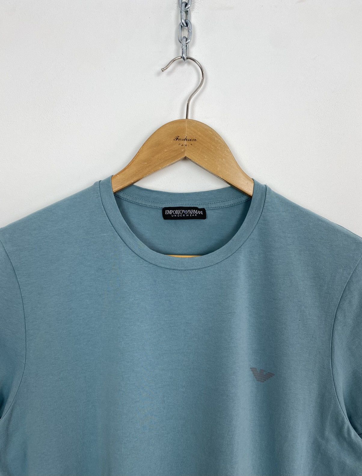 Armani Emporio Armani Short Sleeve T Shirt Mens Size L-XL Green Top Size US L / EU 52-54 / 3 - 2 Thumbnail