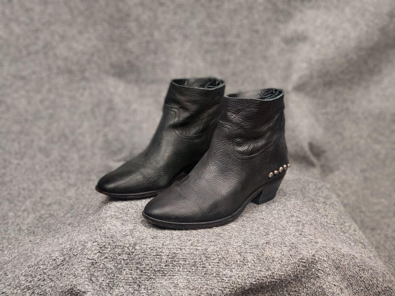 Zadig & Voltaire Zadig & Voltaire Design Zipper leather ankle women Boots Size US 11 / IT 41 - 9 Thumbnail