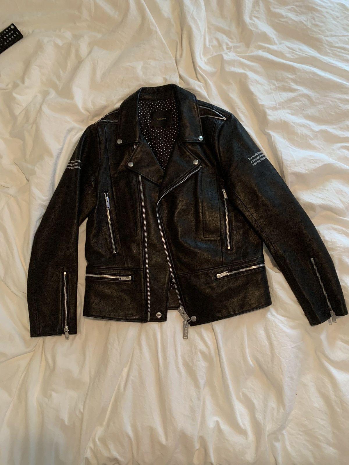 Undercover Undercover AW13 Double Zip Leather Rider Jacket Thom