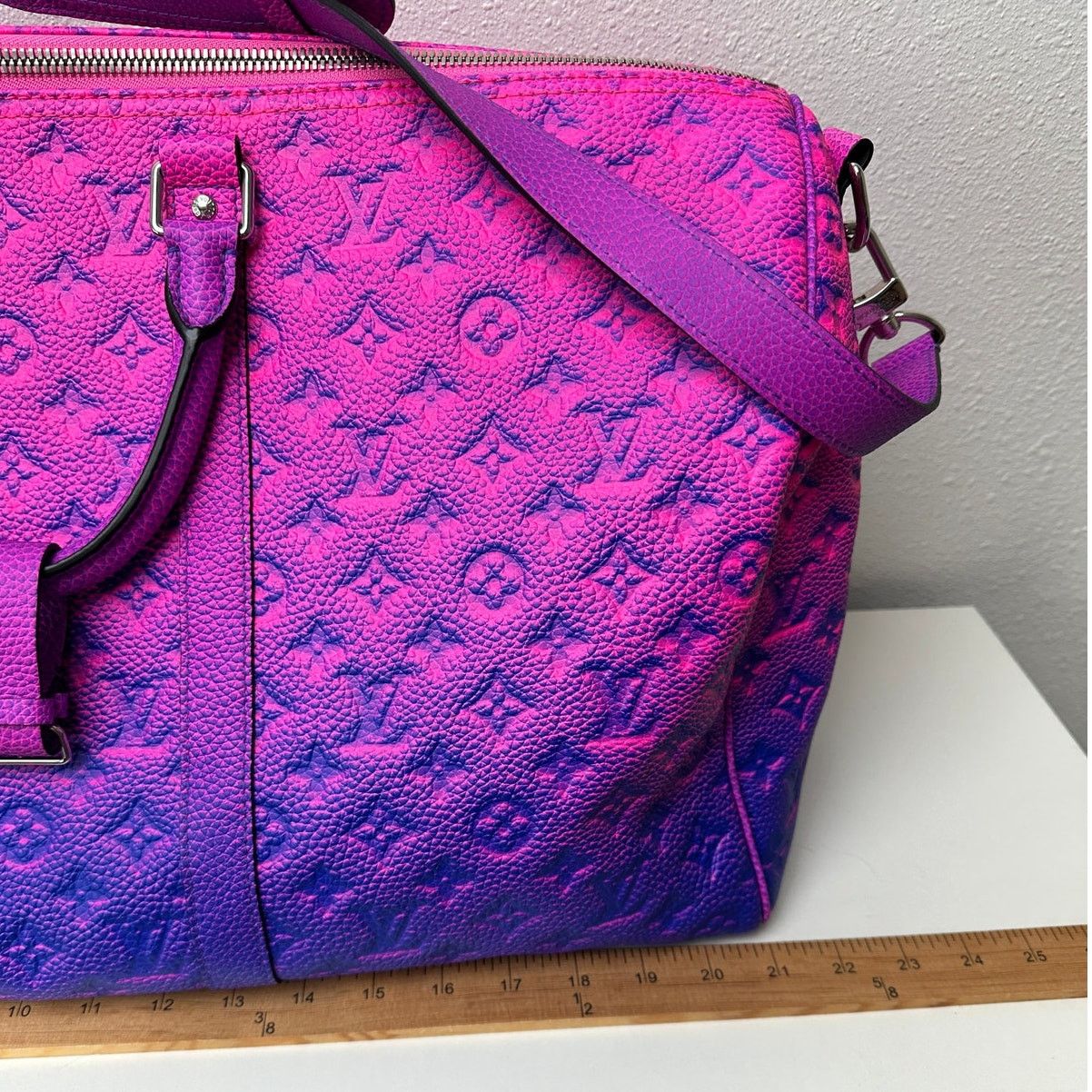 Louis Vuitton NWOT Keepall Bandouliere 50 Taurillon Illusion Virgil Abloh Size ONE SIZE - 17 Thumbnail
