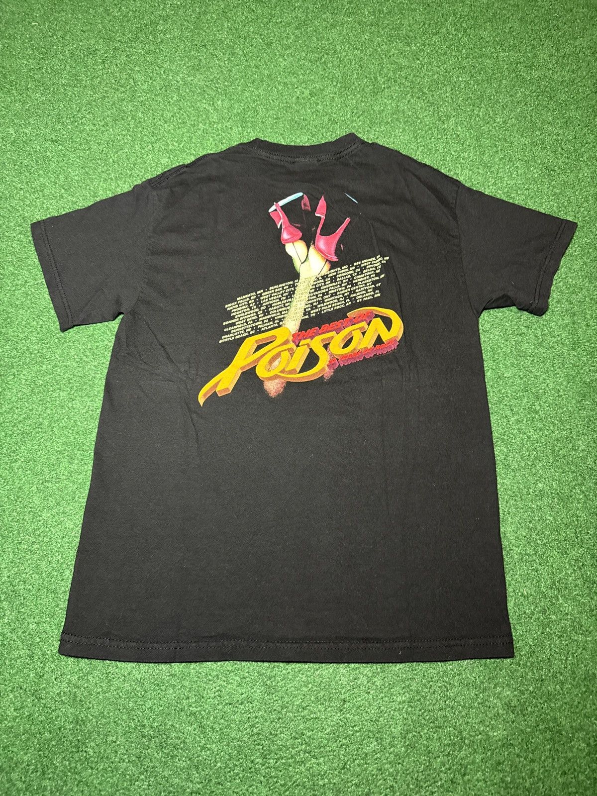 Band Tees Y2K Poison Flame Graphic Band Concert Tour Medium T Shirt Size US M / EU 48-50 / 2 - 4 Thumbnail