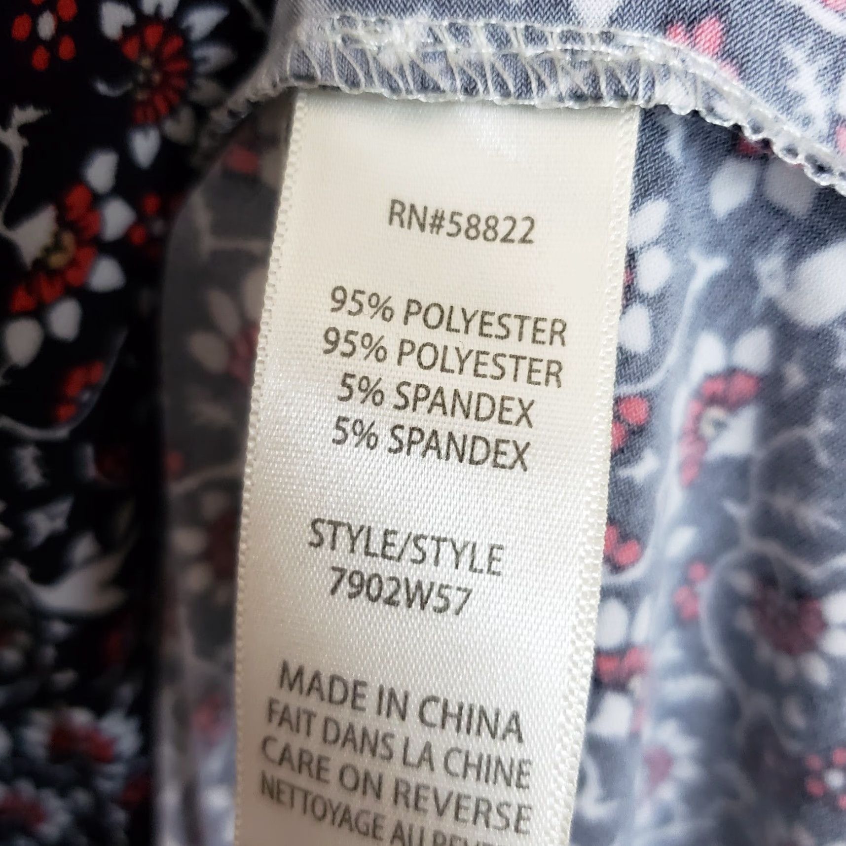 Vintage Max Studio Dress Womens Small Black Floral Bird Half Sleeve Round Neck Pullover Polyester Blend Shift Short Casual Womens Size S / US 4 / IT 40 - 5 Thumbnail