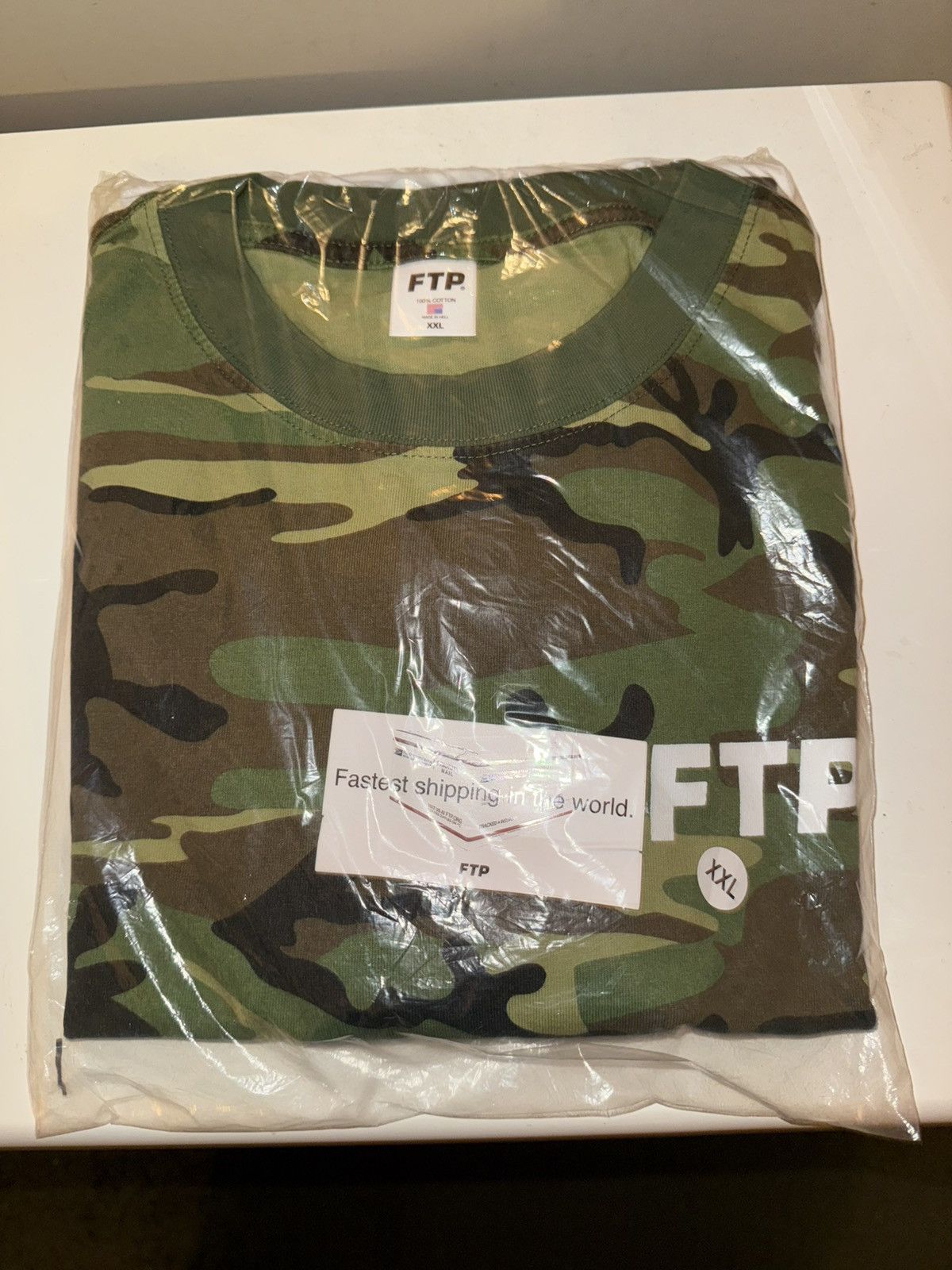 Fuck The Population × G59 Records LOGO TEE (WOODLAND CAMO) Size US XXL / EU 58 / 5 - 1 Thumbnail