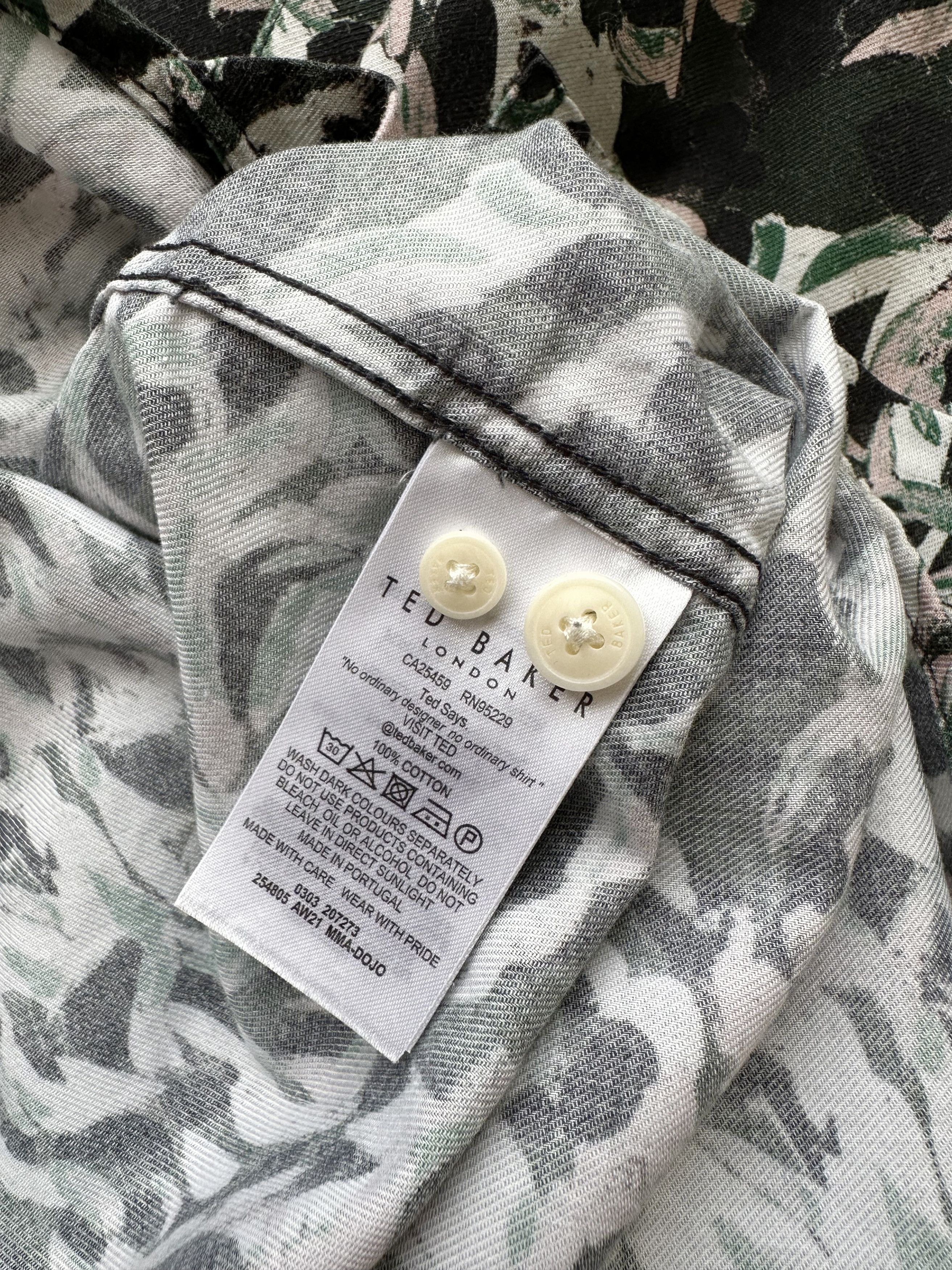 Ted Baker Ted Baker flower print overshirt Size US L / EU 52-54 / 3 - 6 Thumbnail