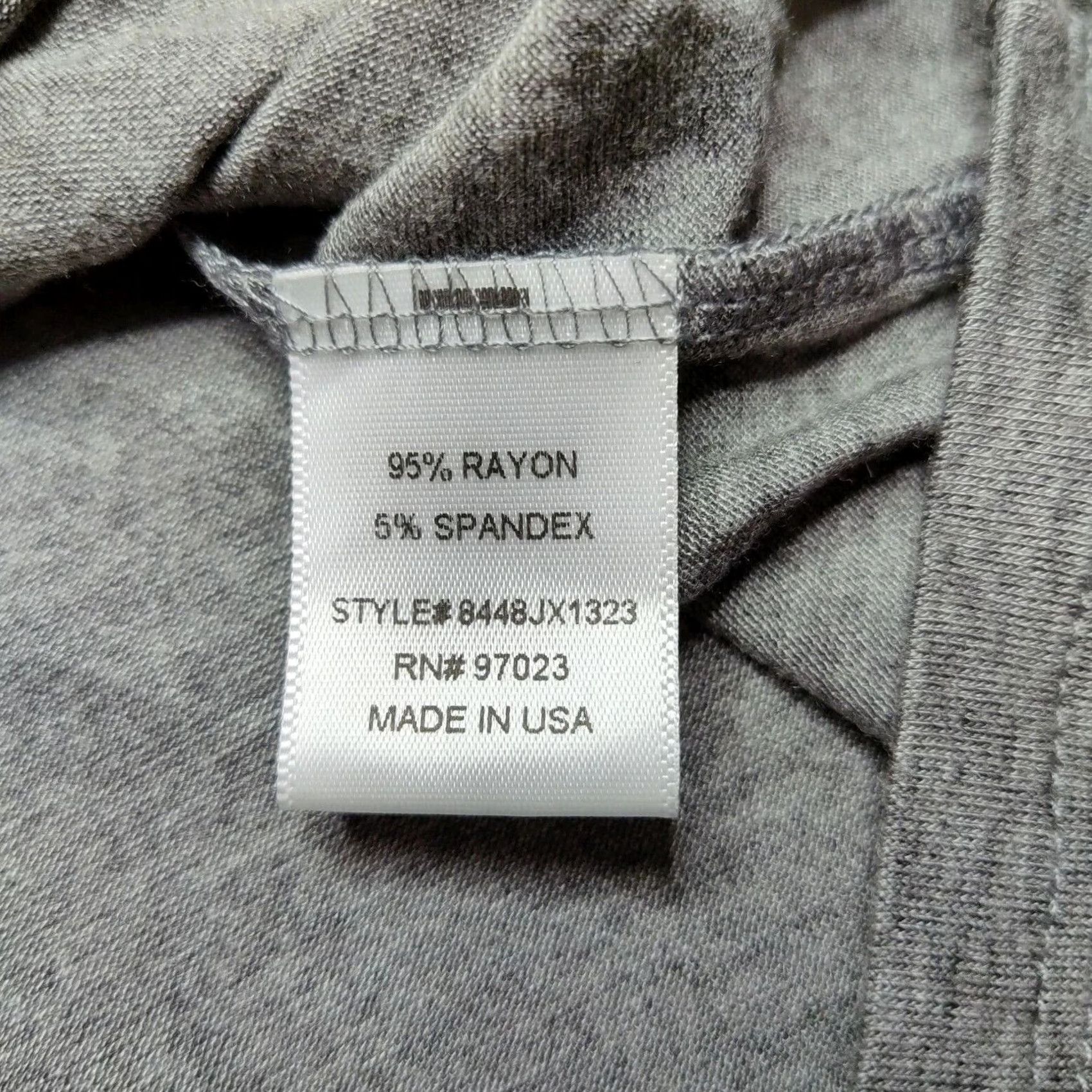 Vintage Pretty Rebellious T-Shirt Womens L Back to Nature Long Sleeve Gray Knit Size L / US 10 / IT 46 - 5 Thumbnail