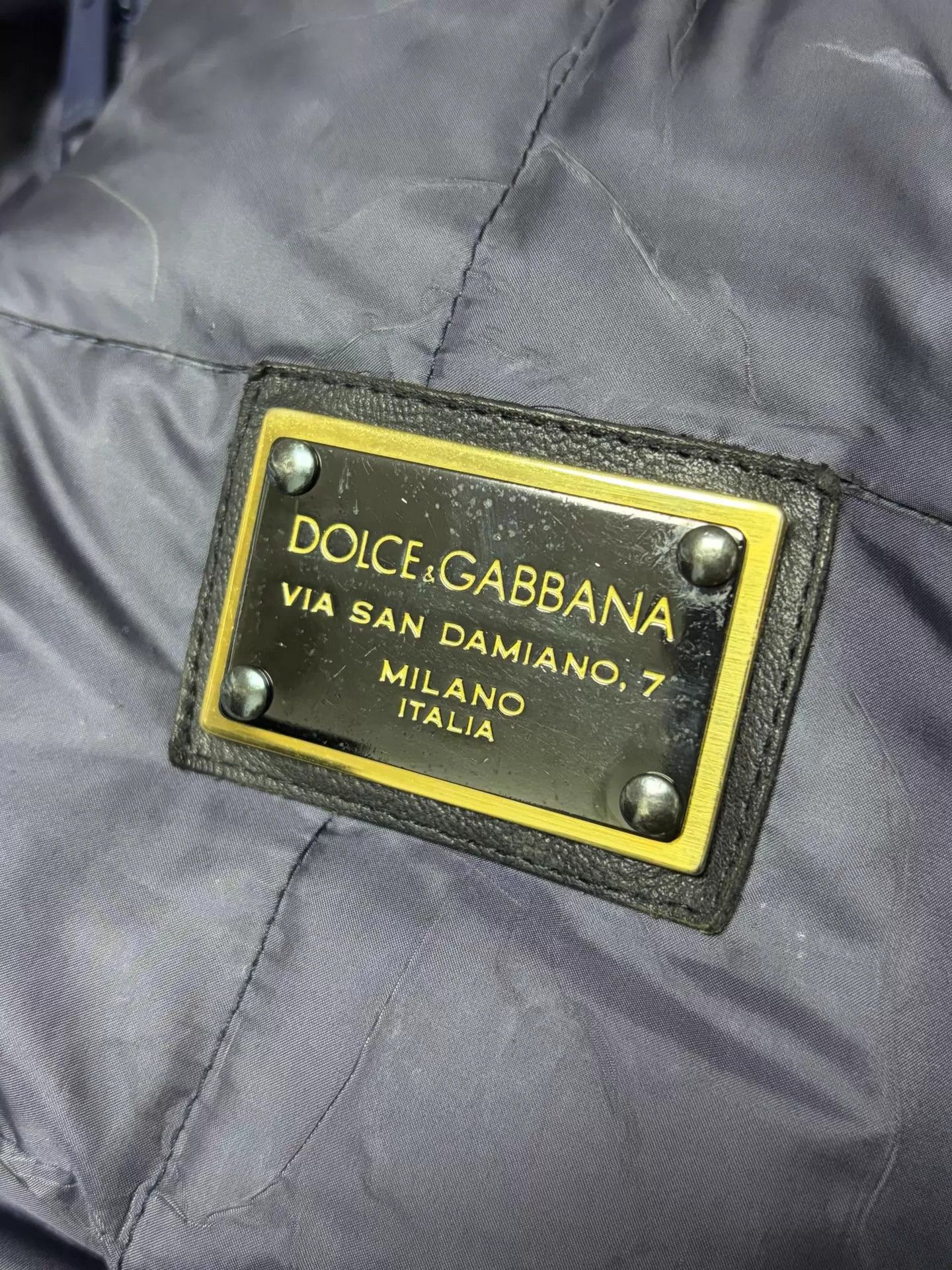 Dolce & Gabbana D&G men's down jacket 46 black double-faced like new Size US S / EU 44-46 / 1 - 5 Thumbnail