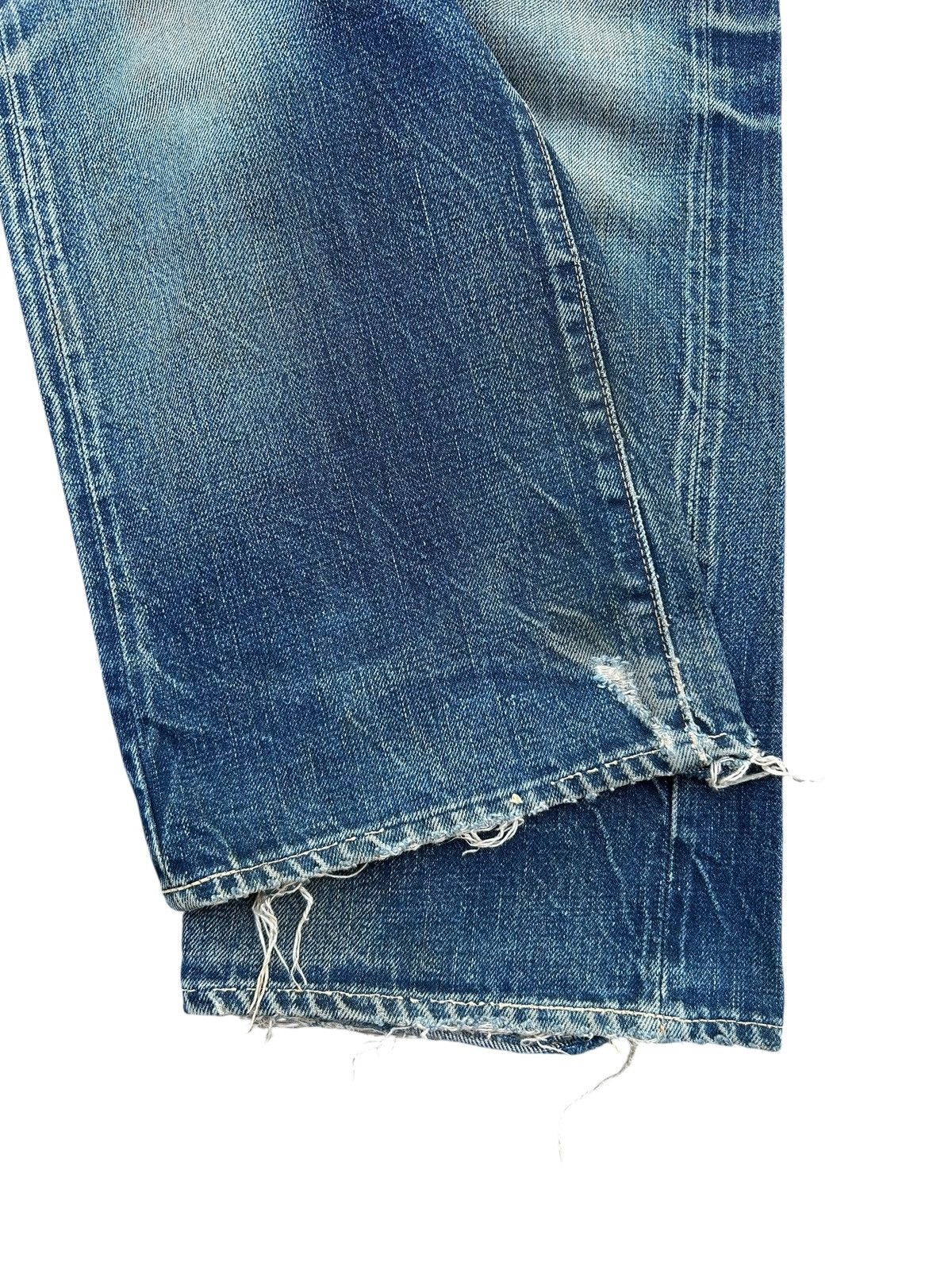 FOB Factory × Japanese Brand × Kapital Vintage Fob Factory Selvedge Distressed Japanese Denim Jeans Size US 30 / EU 46 - 10 Thumbnail