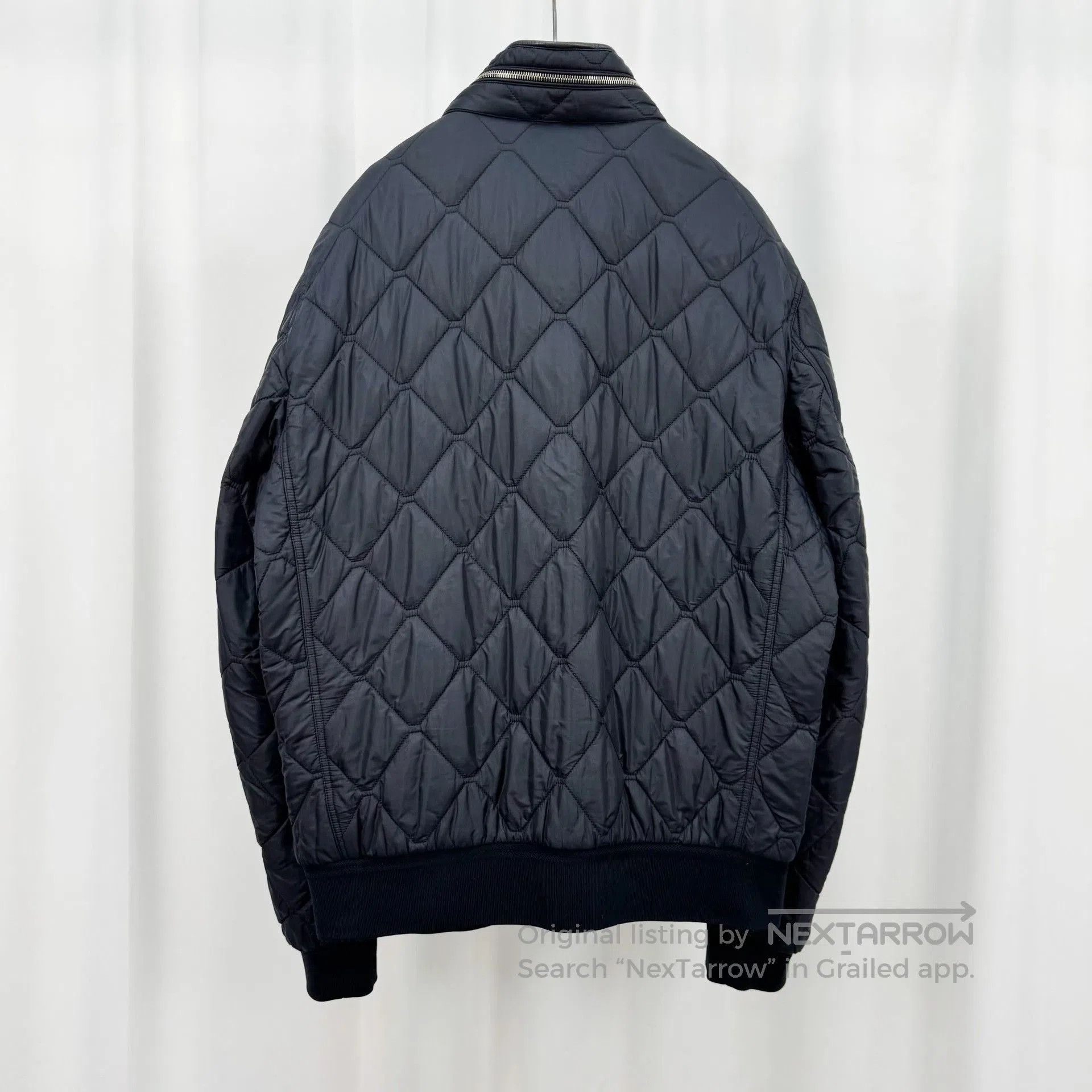 Burberry Burberry Black Quilted Diamond-Pattern Coat. Size US XXL / EU 58 / 5 - 2 Thumbnail