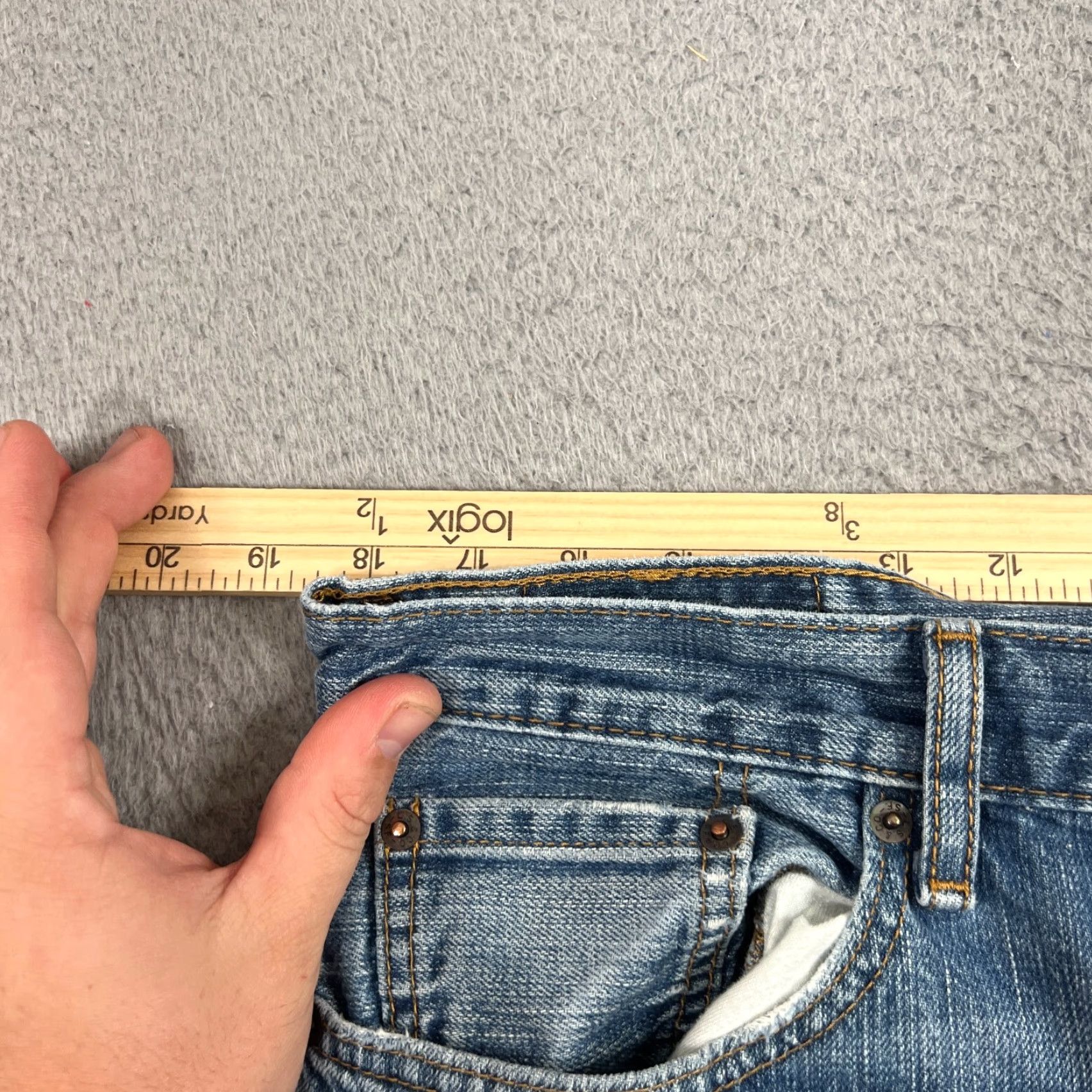 Levi's Levi's 559 Jeans Men 36x30 Relaxed Straight Medium Wash Blue American Classic Size US 36 / EU 52 - 5 Thumbnail
