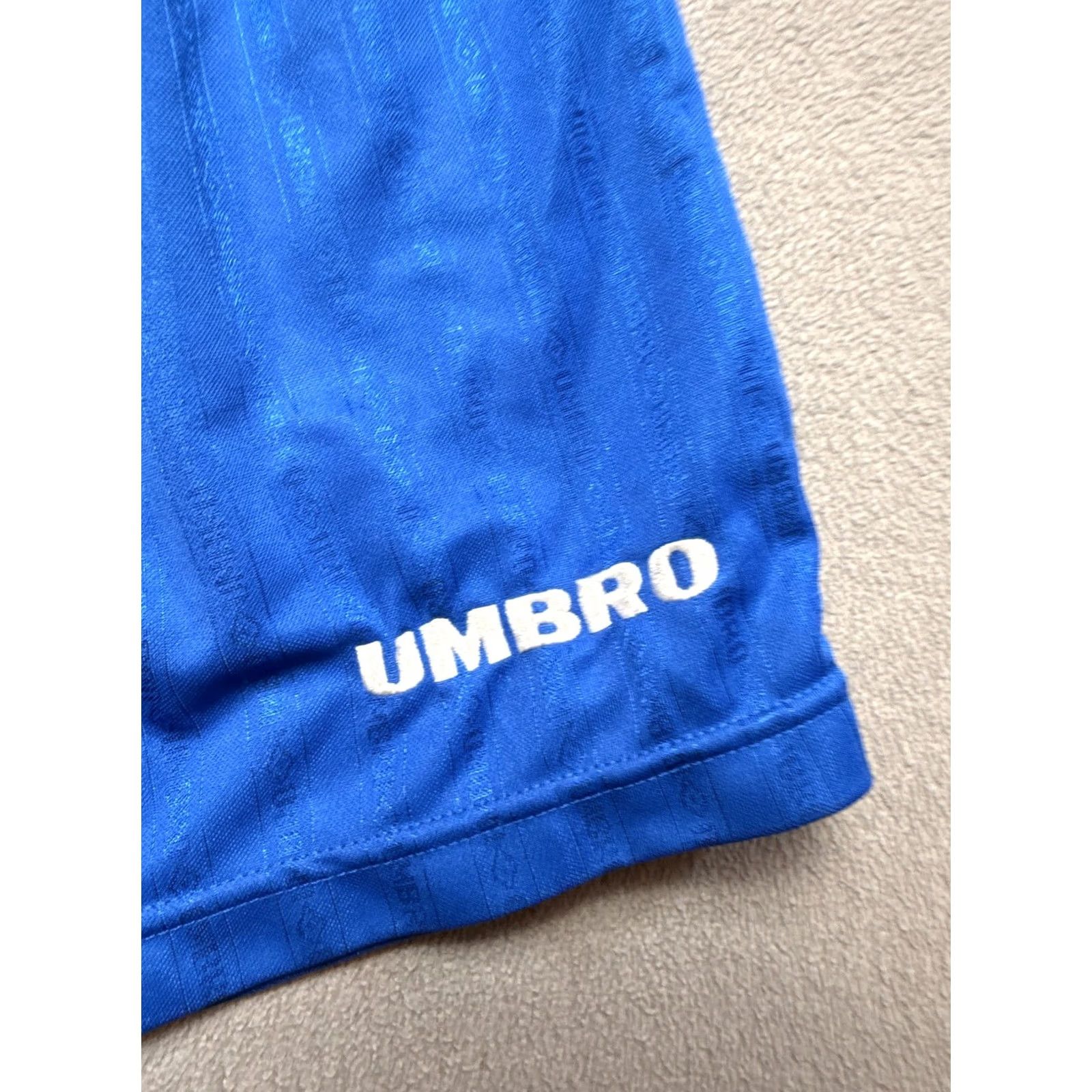 Umbro VINTAGE Umbro Training Shorts Blue Mens 36in Athletic Shorts Mens Blue 36 Reminder: Sportswear Activewear Mens Size US 36 / EU 52 - 2 Thumbnail