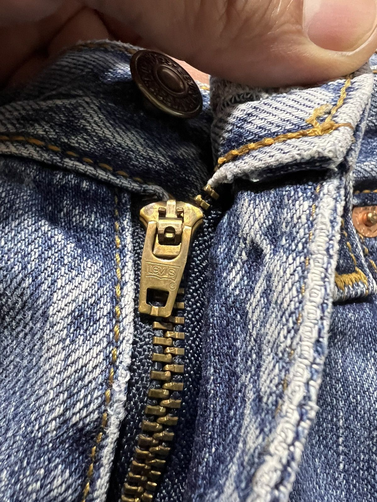 If Six Was Nine × Levi's 💥Baggy💥Vintage 90’s Levis 512 Washed Jeans Very Rare Size US 28 / EU 44 - 11 Thumbnail