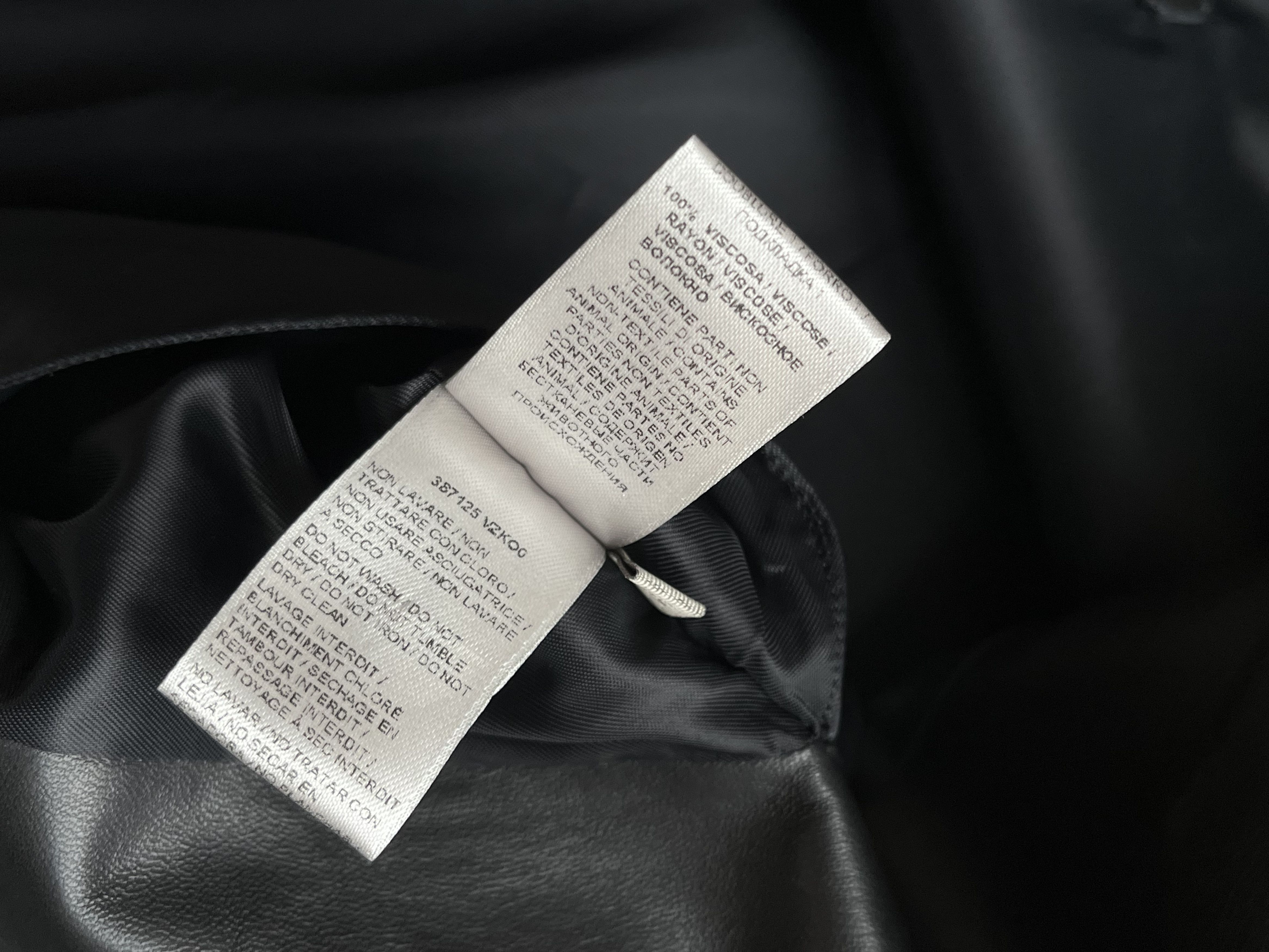 Bottega Veneta BOTTEGA VENETA Black Sheepskin Leather Blouson Jacket Size US M / EU 48-50 / 2 - 8 Thumbnail
