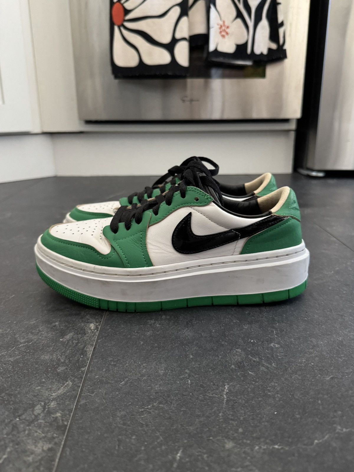 Nike Jordan 1 Elevate Low SE Lucky Green Size US 8 / IT 38 - 2 Thumbnail