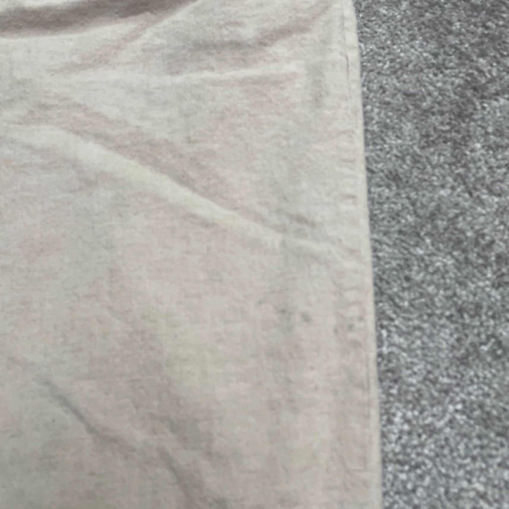 Vintage Lane Bryant Pants Womens 16 Beige Linen Blend Pull On Elastic Straight 37x26.5 Size 38" / US 16 / IT 52 - 5 Thumbnail