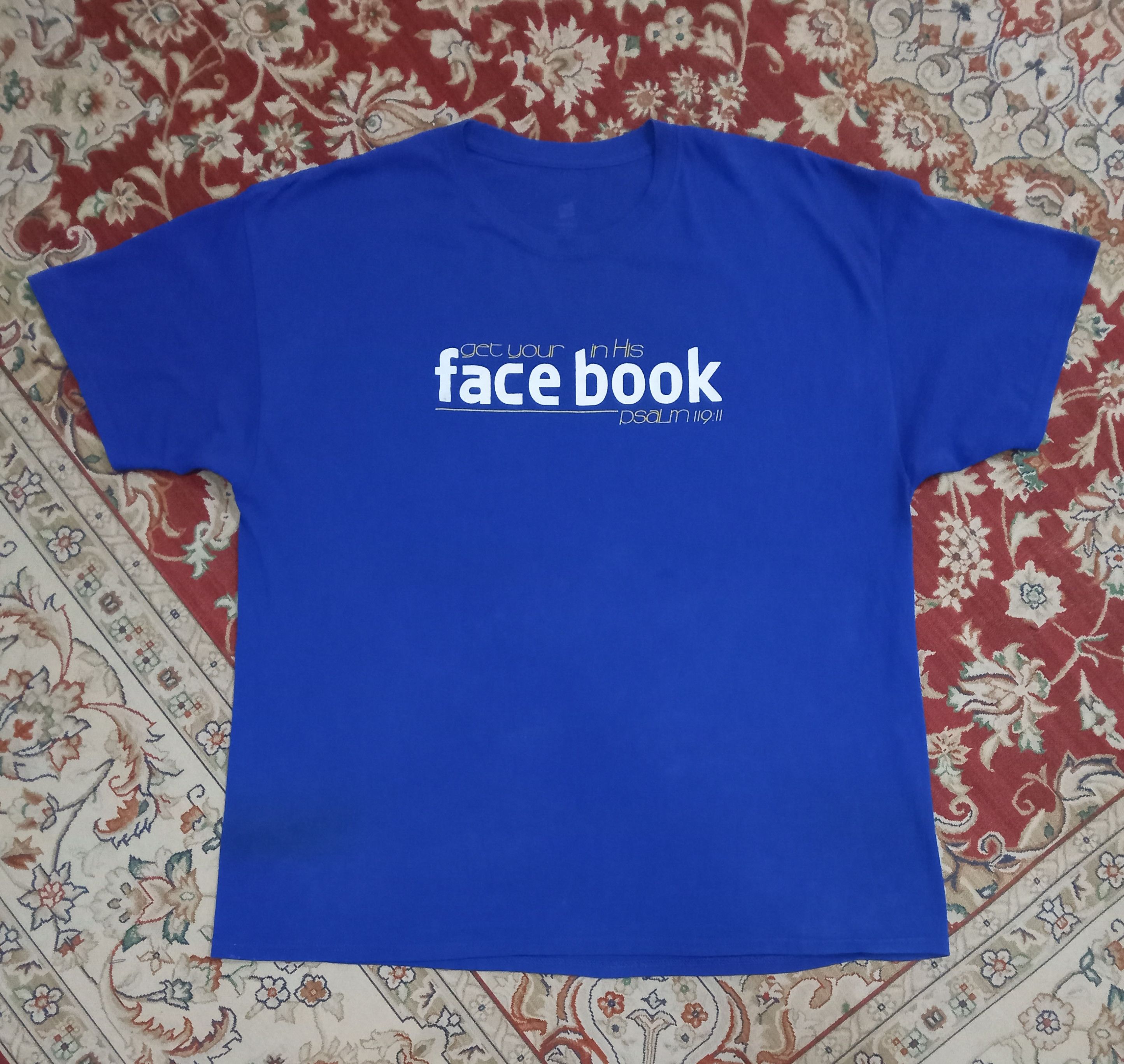 Other Facebook - Get Your Face in His Book psalm 119:11 T Shirt Size US XL / EU 56 / 4 - 2 Thumbnail