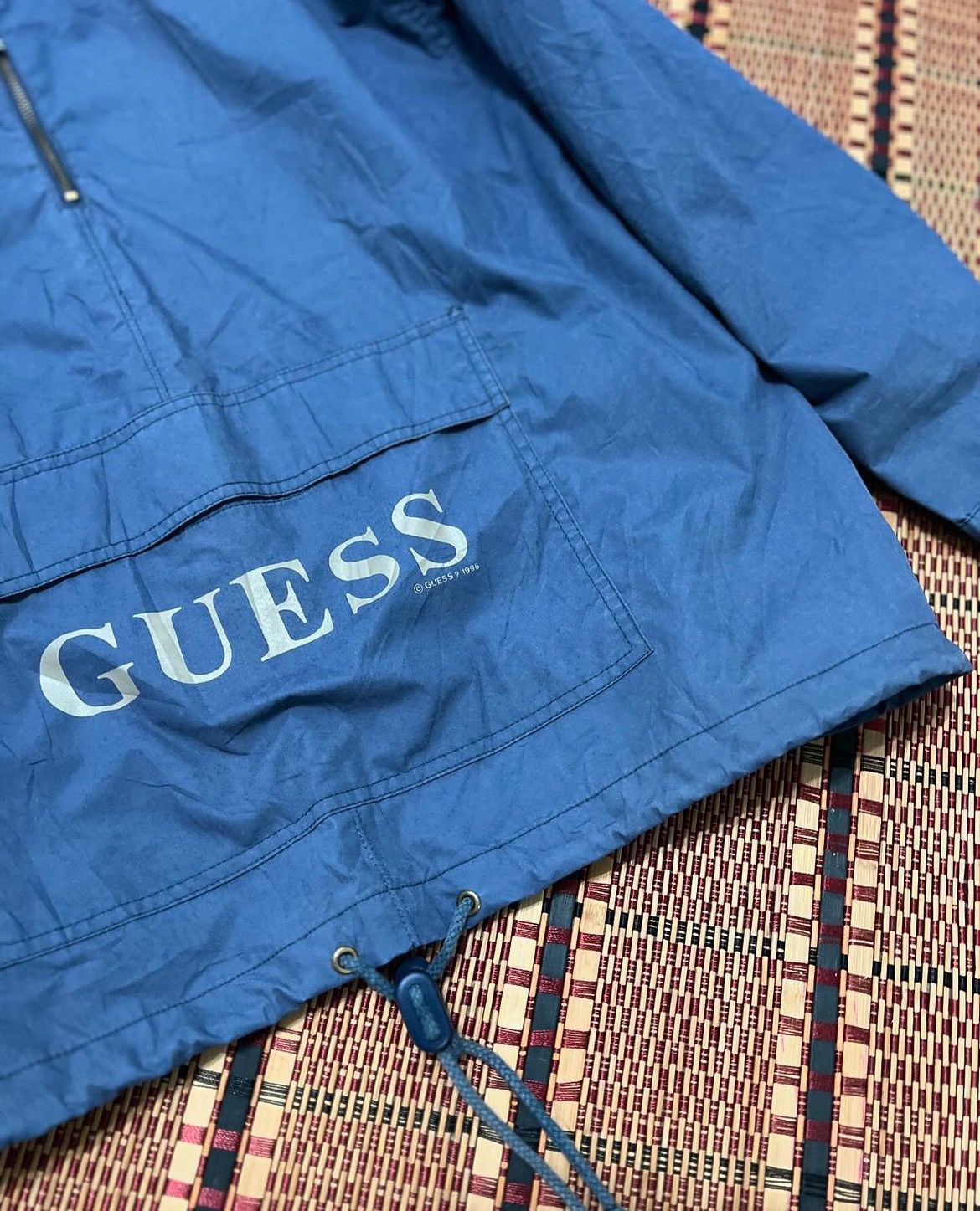 Guess Vintage 1990s Guess Pullover Jacket Size US M / EU 48-50 / 2 - 2 Thumbnail