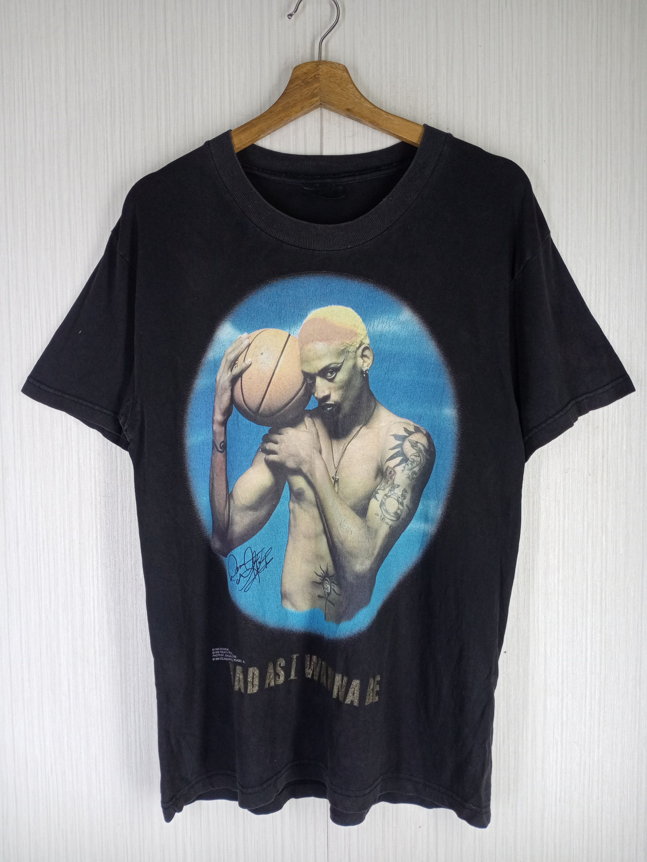 Vintage RARE 90's Murina Dennis Rodman T-Shirt | Grailed
