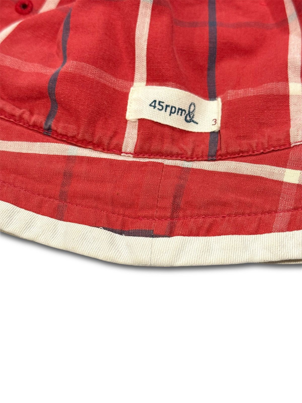 45rpm × Japanese Brand 45rpm checkered bucket hat Size ONE SIZE - 2 Thumbnail