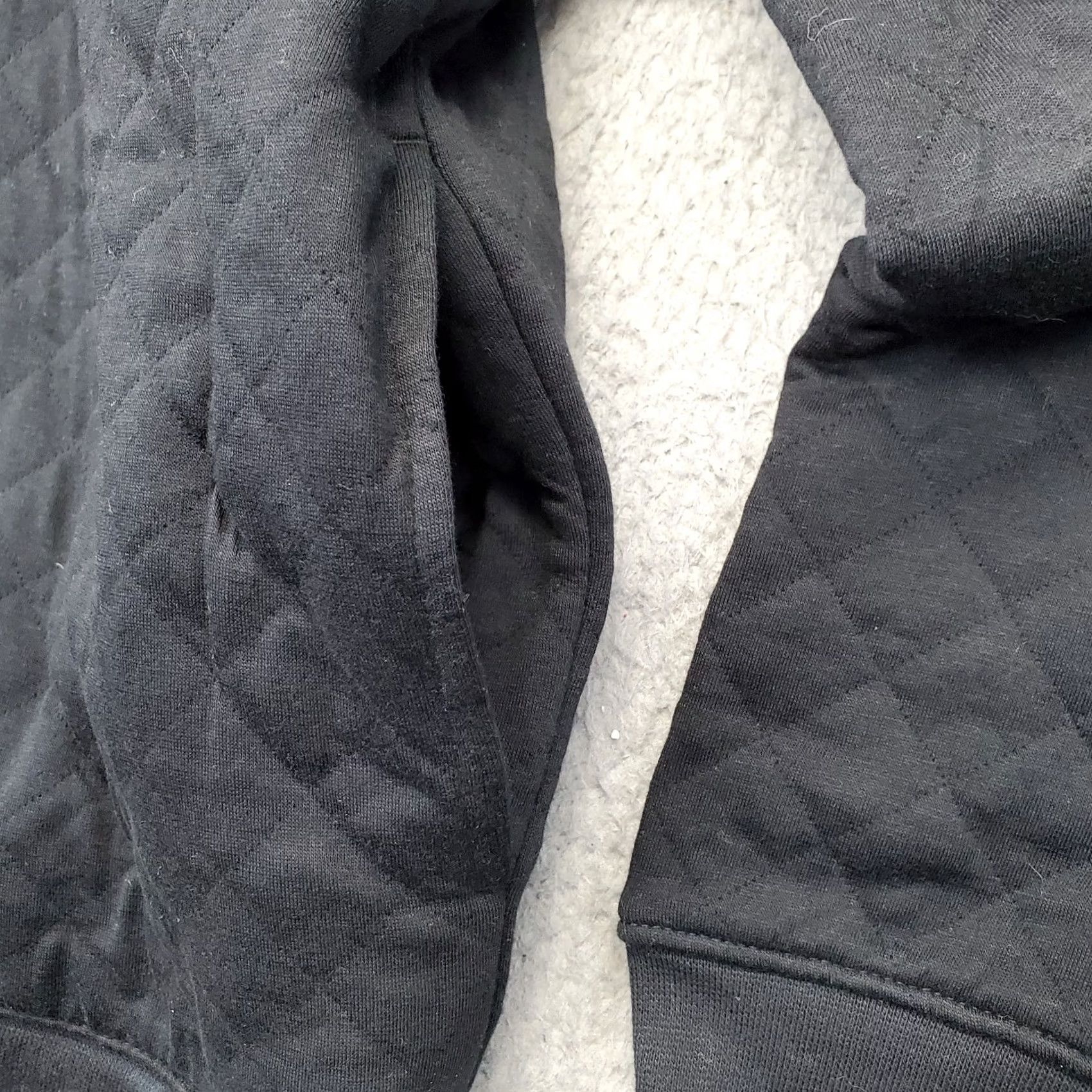Kenneth Cole Kenneth Cole New York Quilted Jacket Mens XL Black Long Sleeve 1/4 Snap Size US XL / EU 56 / 4 - 8 Thumbnail