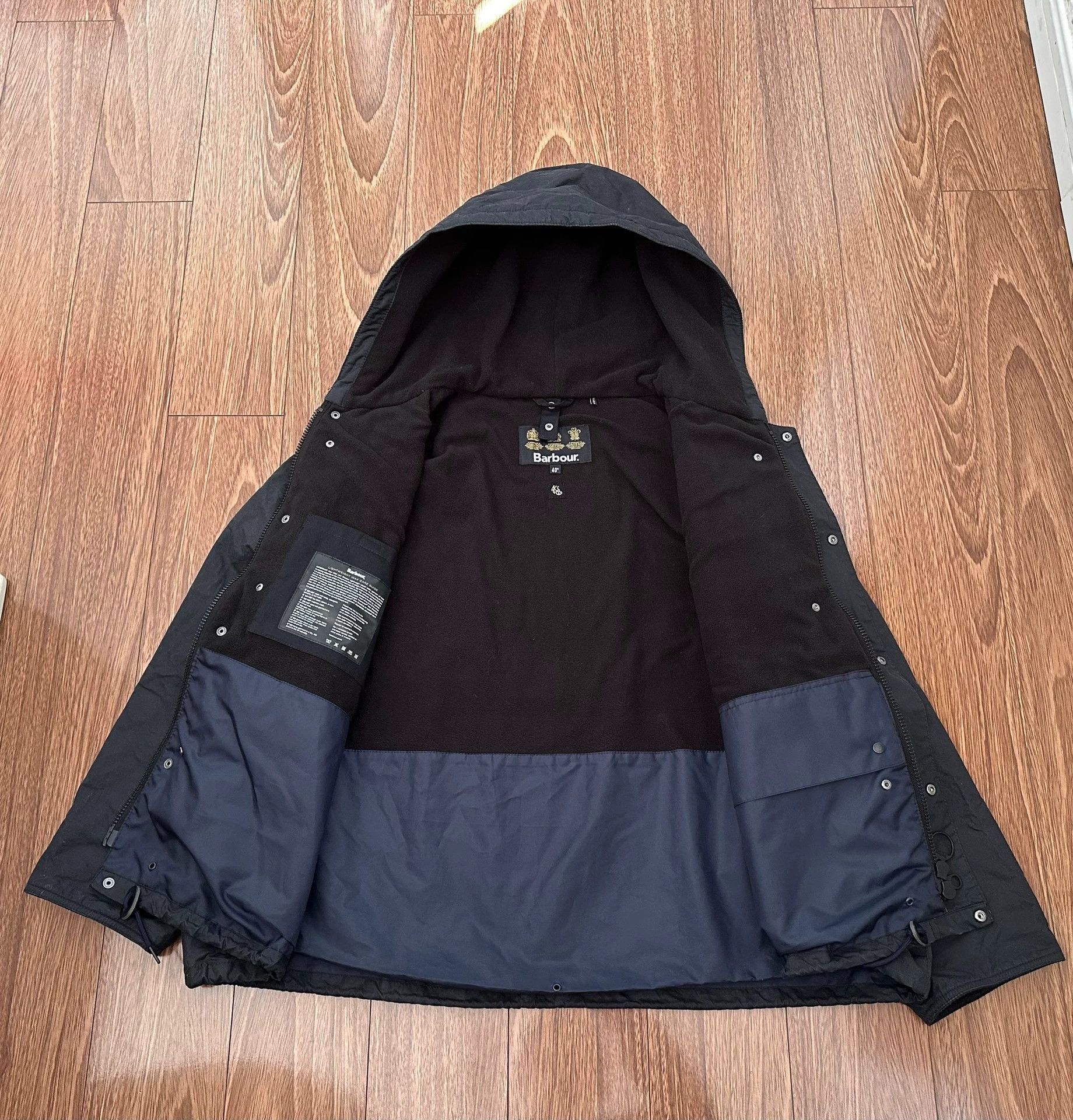 Kaptain Sunshine KAPTAIN SUNSHINE X BARBOUR Big Transport Hooded 2-3x 40 Size US XXS / EU 40 - 3 Thumbnail