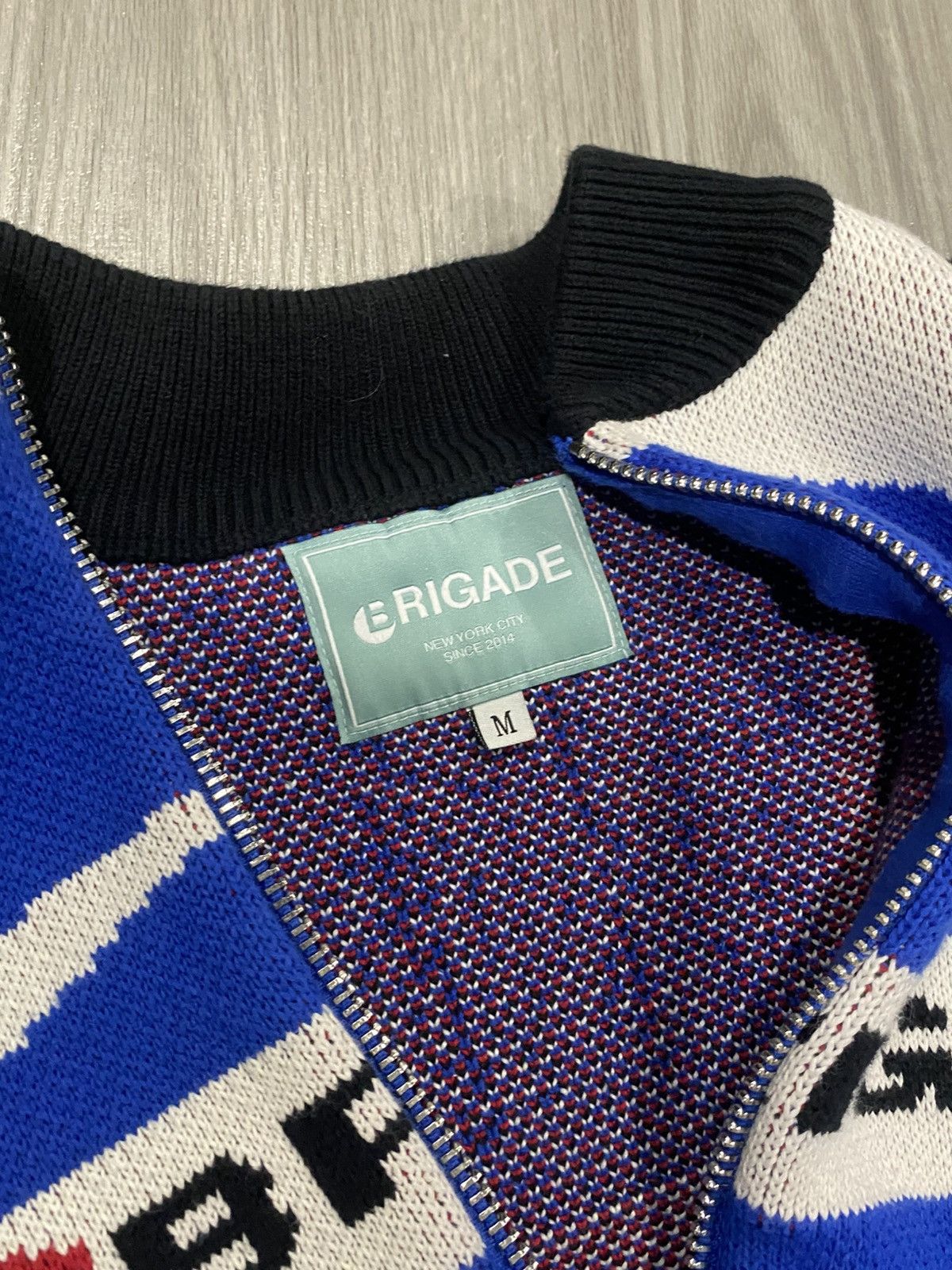 Brigade BRIGADE NY Motorsport Knit Jacket size M Size US M / EU 48-50 / 2 - 3 Thumbnail