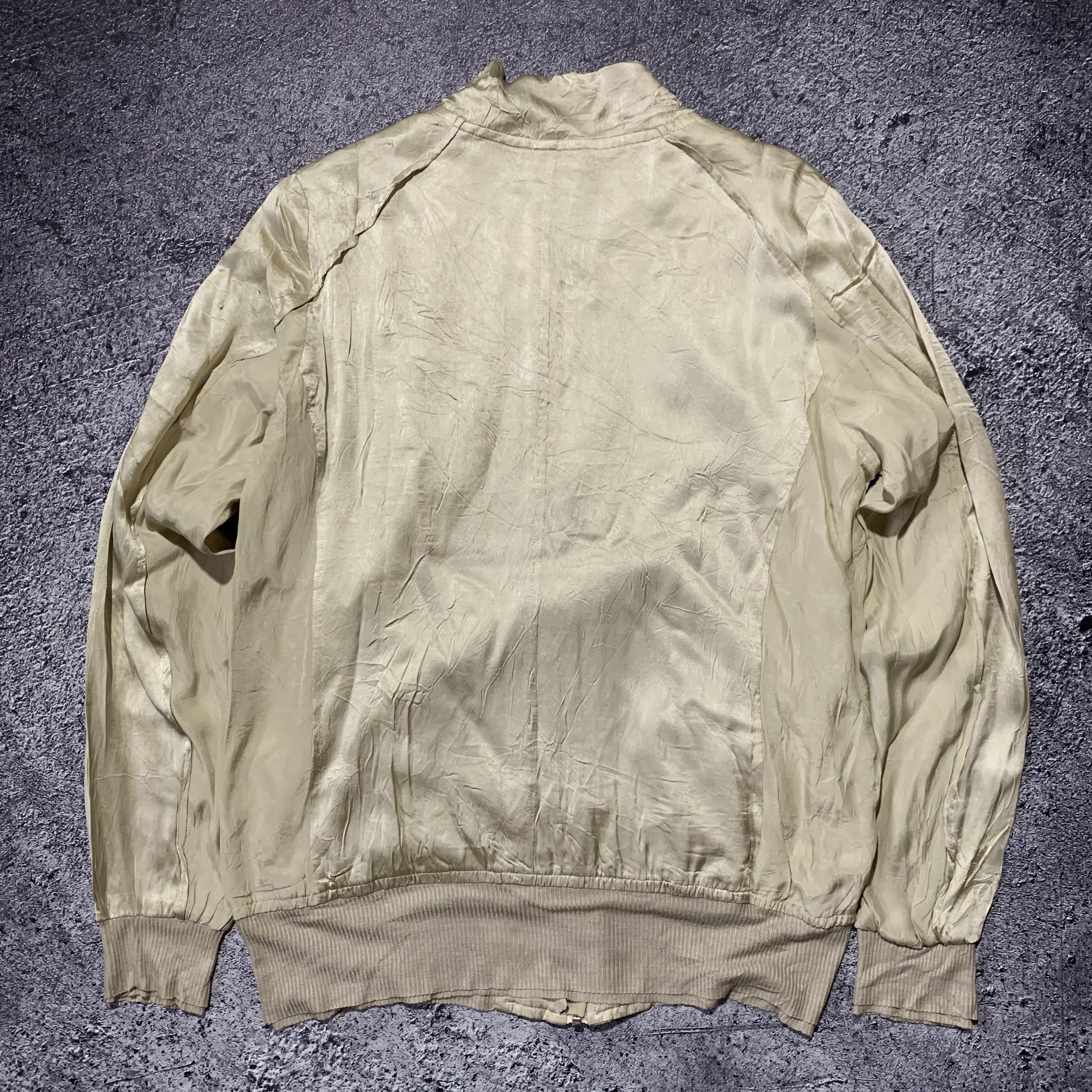 Japanese Brand 2000s 0000 GOA Hybrid Silk Bomber Jacket LGB Size US S / EU 44-46 / 1 - 2 Thumbnail