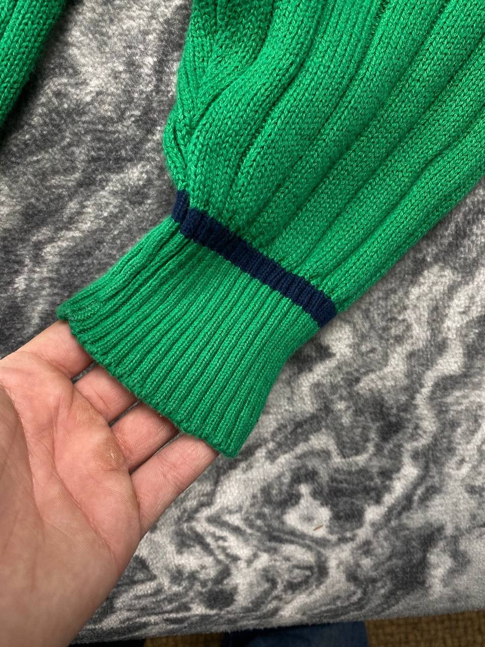 Lacoste Vintage Lacoste Chemise Cable Knit Sweater Cardigan Size US L / EU 52-54 / 3 - 4 Thumbnail
