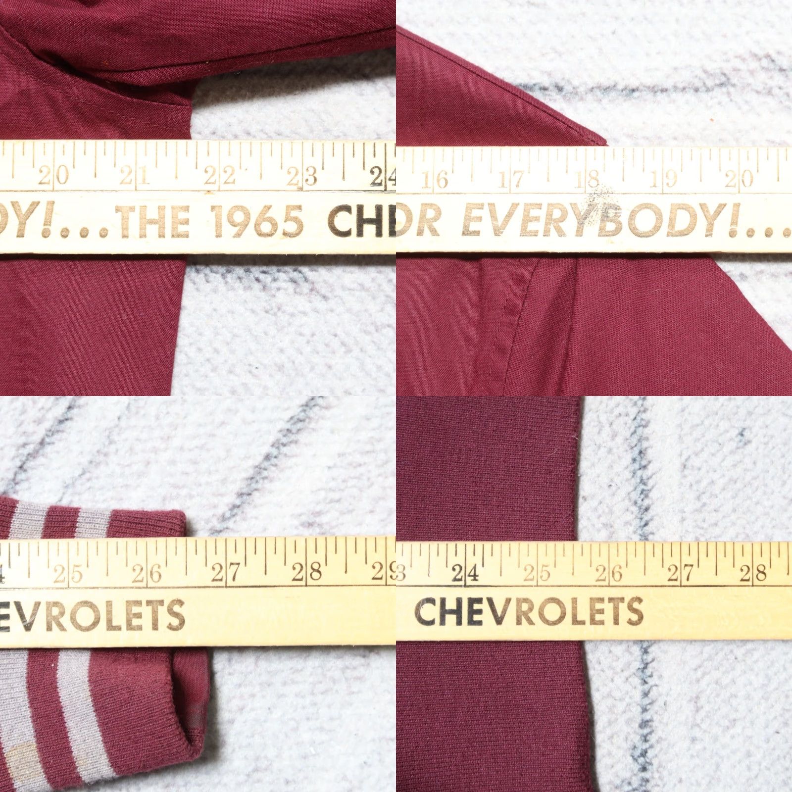 Golden Bear Golden Bear Varsity Jacket for Union Made Size M Maroon Men Adult Jacket Size US M / EU 48-50 / 2 - 8 Thumbnail