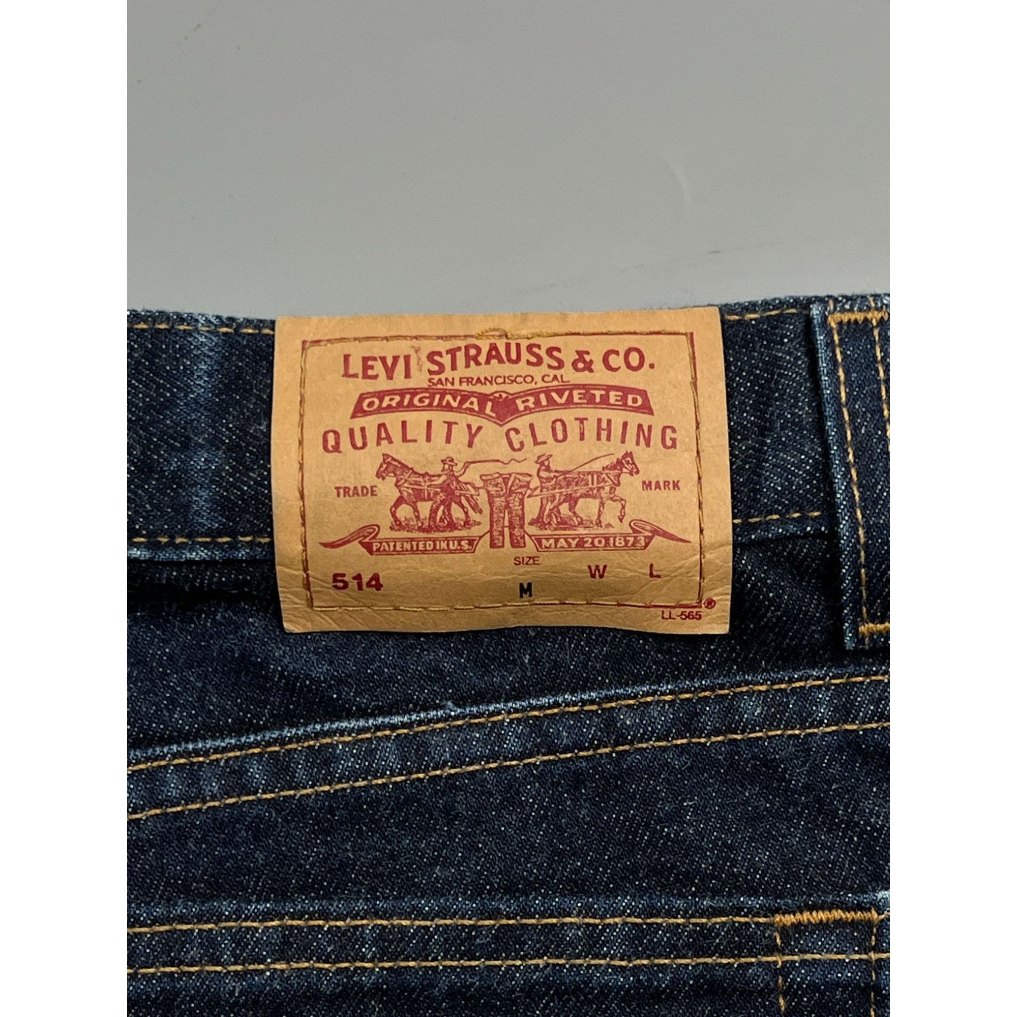 Levi's Levi’s 514 Made in USA Flared Denim Jeans Pants (Y0839) Size 33" - 11 Thumbnail
