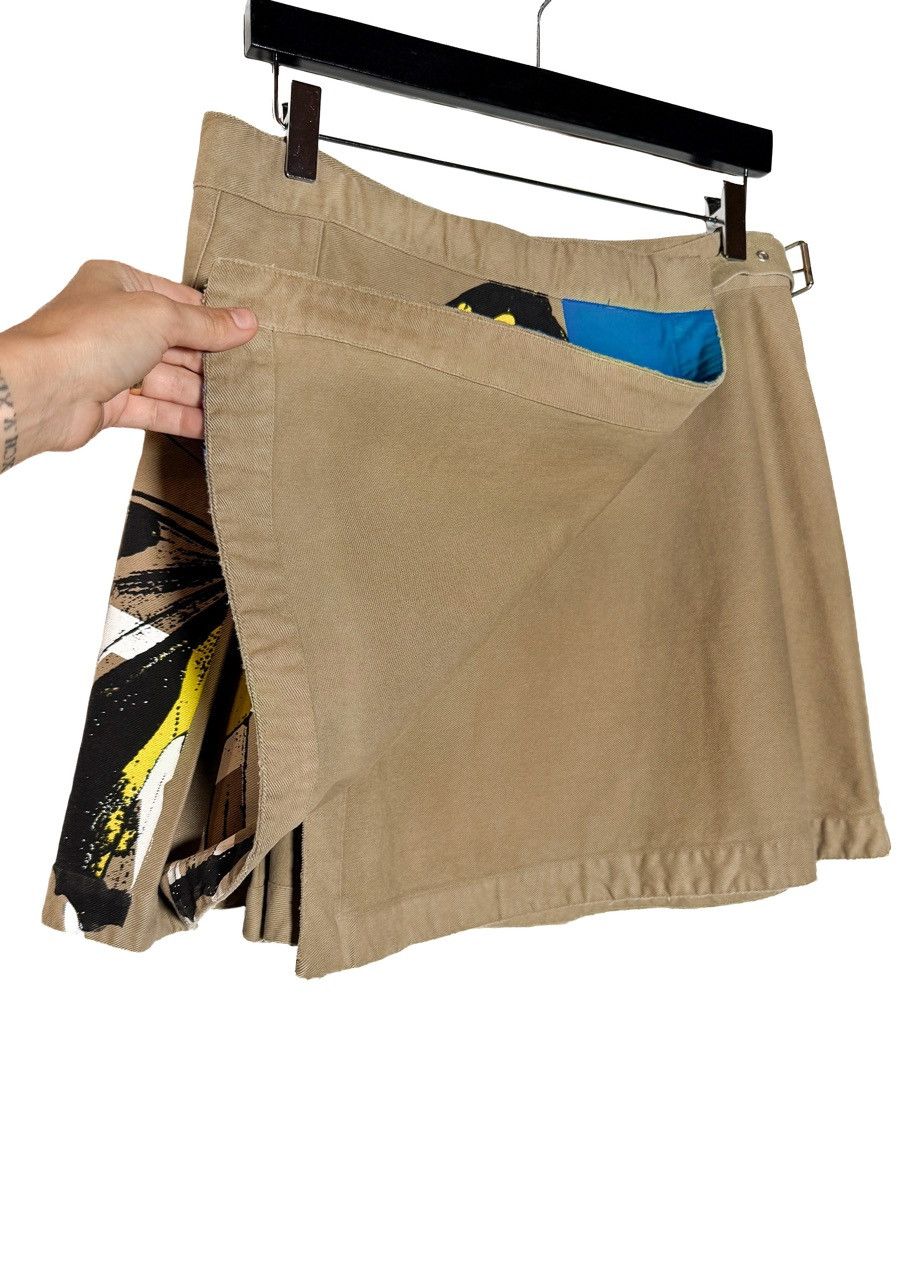 Dior Dior SS22 Beige Butterfly Print Pleated Cargo Wrap Skirt Size 30" / US 8 / IT 44 - 4 Thumbnail