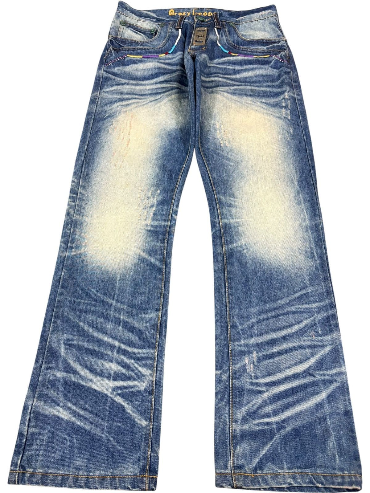 Japanese Brand Vintage Japanese Buckle Back Suspenders Rusty Loose Jeans Size US 30 / EU 46 - 1 Thumbnail
